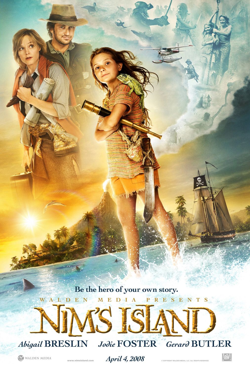 Extra Large Movie Poster Image for Nim's Island (#1 of 9)