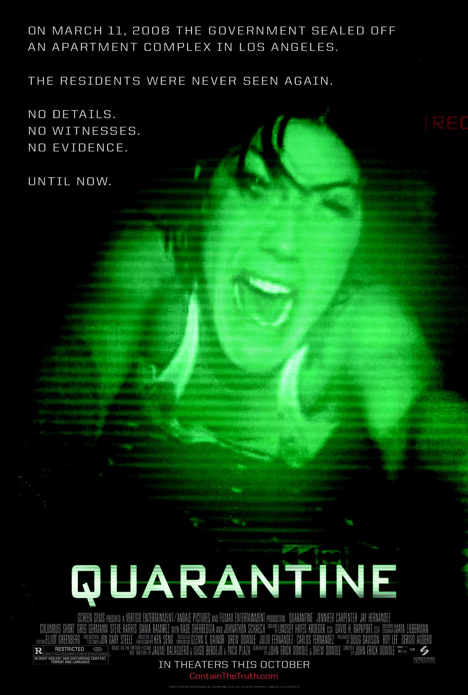 Mega Sized Movie Poster Image for Quarantine (#1 of 2)