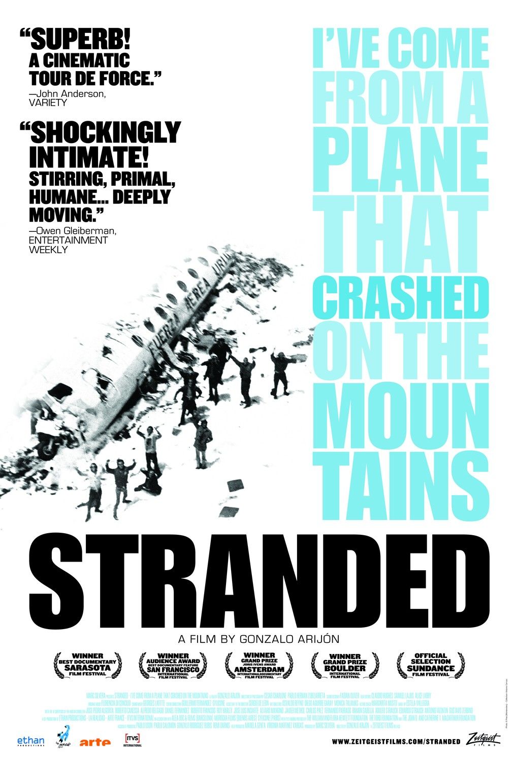 Extra Large Movie Poster Image for Stranded: I Have Come from a Plane That Crashed on the Mountains 