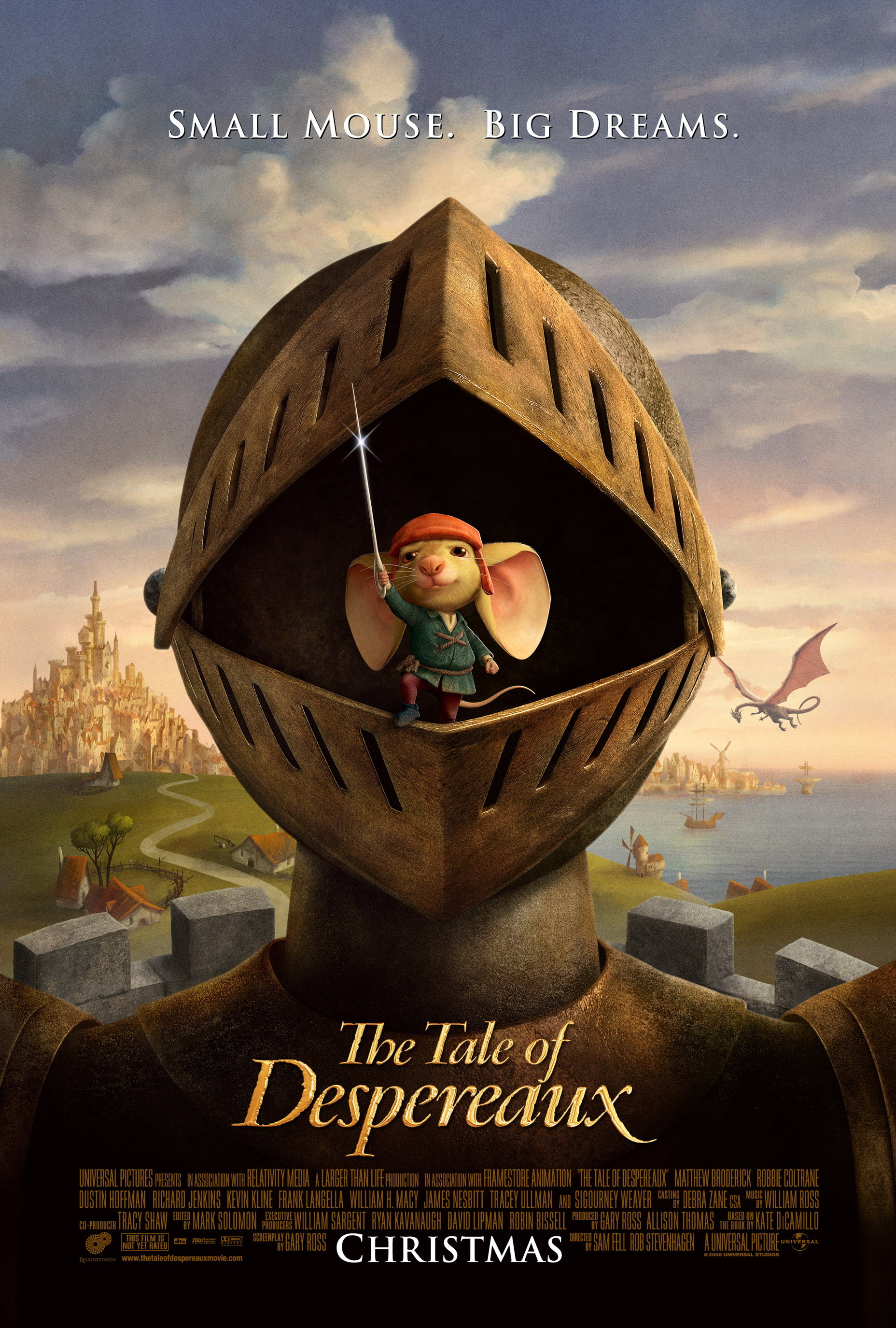 Mega Sized Movie Poster Image for The Tale of Despereaux (#1 of 2)