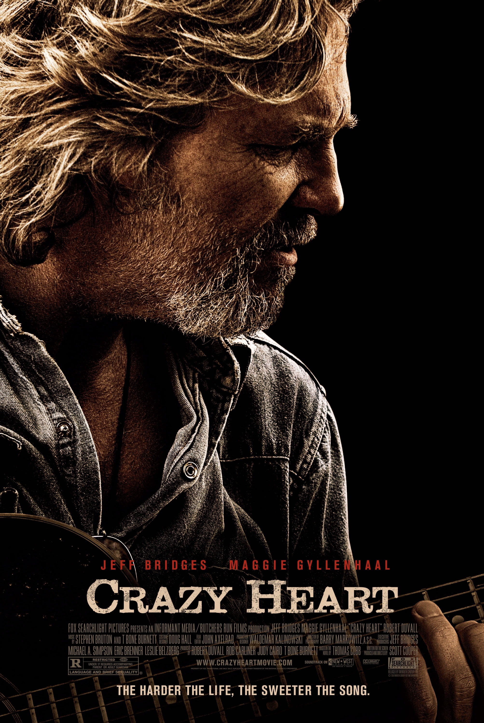 Mega Sized Movie Poster Image for Crazy Heart 