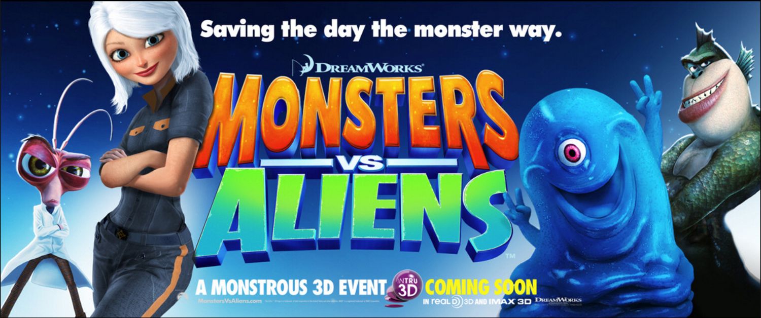 Extra Large Movie Poster Image for Monsters vs. Aliens (#7 of 26)