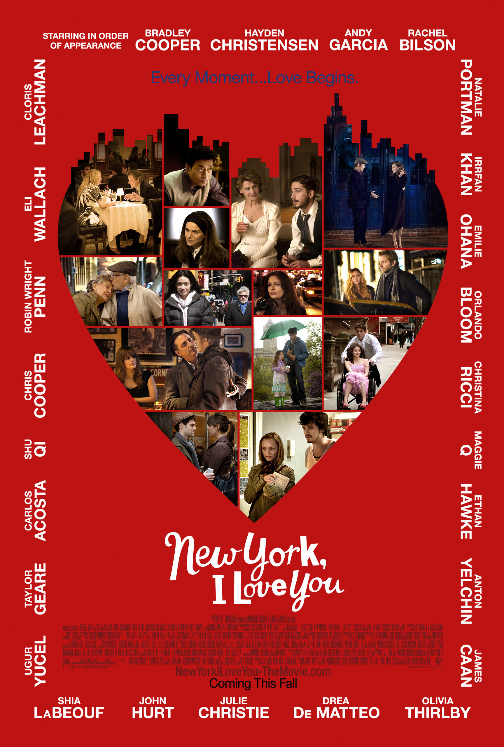 Mega Sized Movie Poster Image for New York, I Love You (#3 of 6)