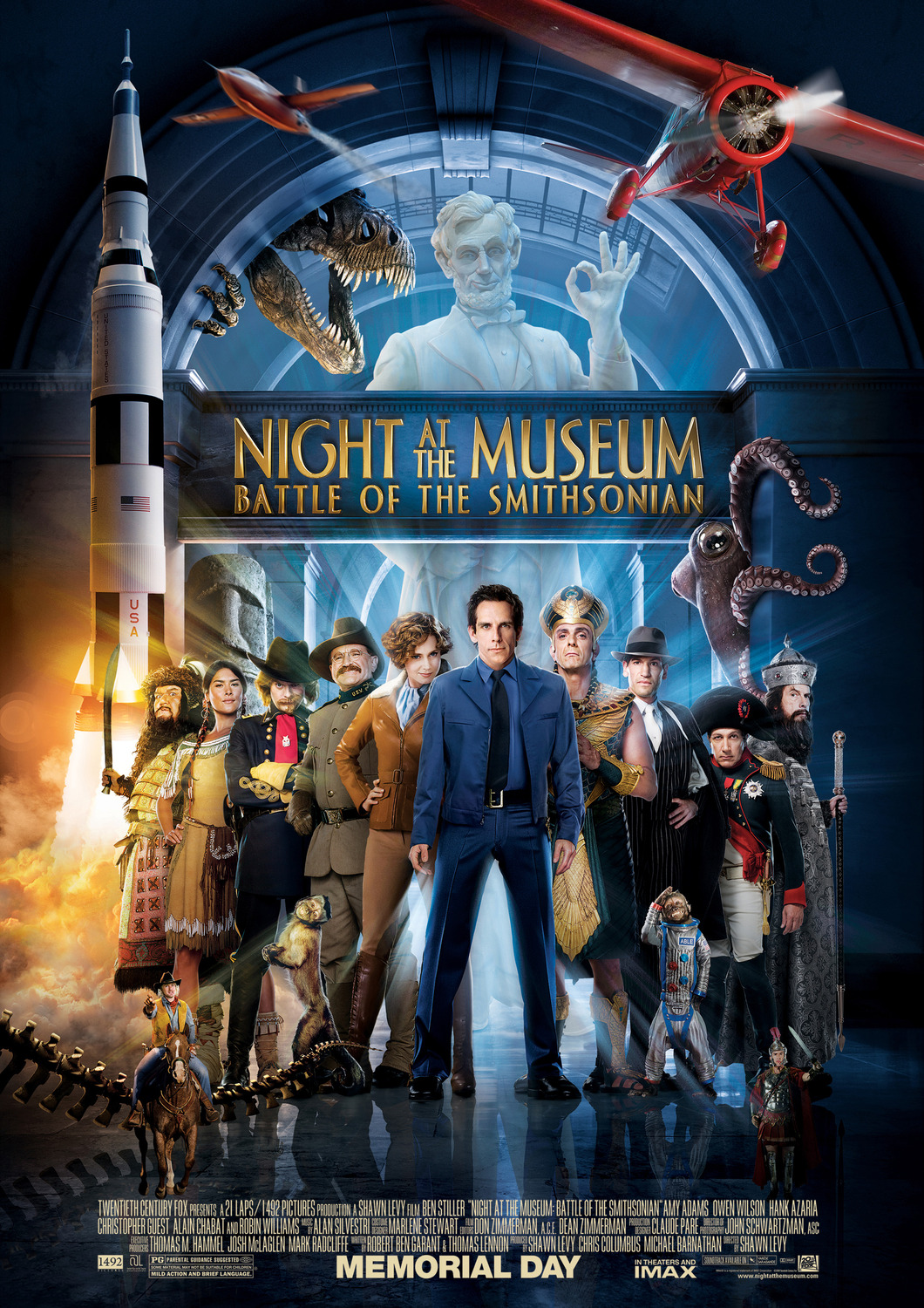 Extra Large Movie Poster Image for Night at the Museum: Battle of the Smithsonian (#1 of 2)