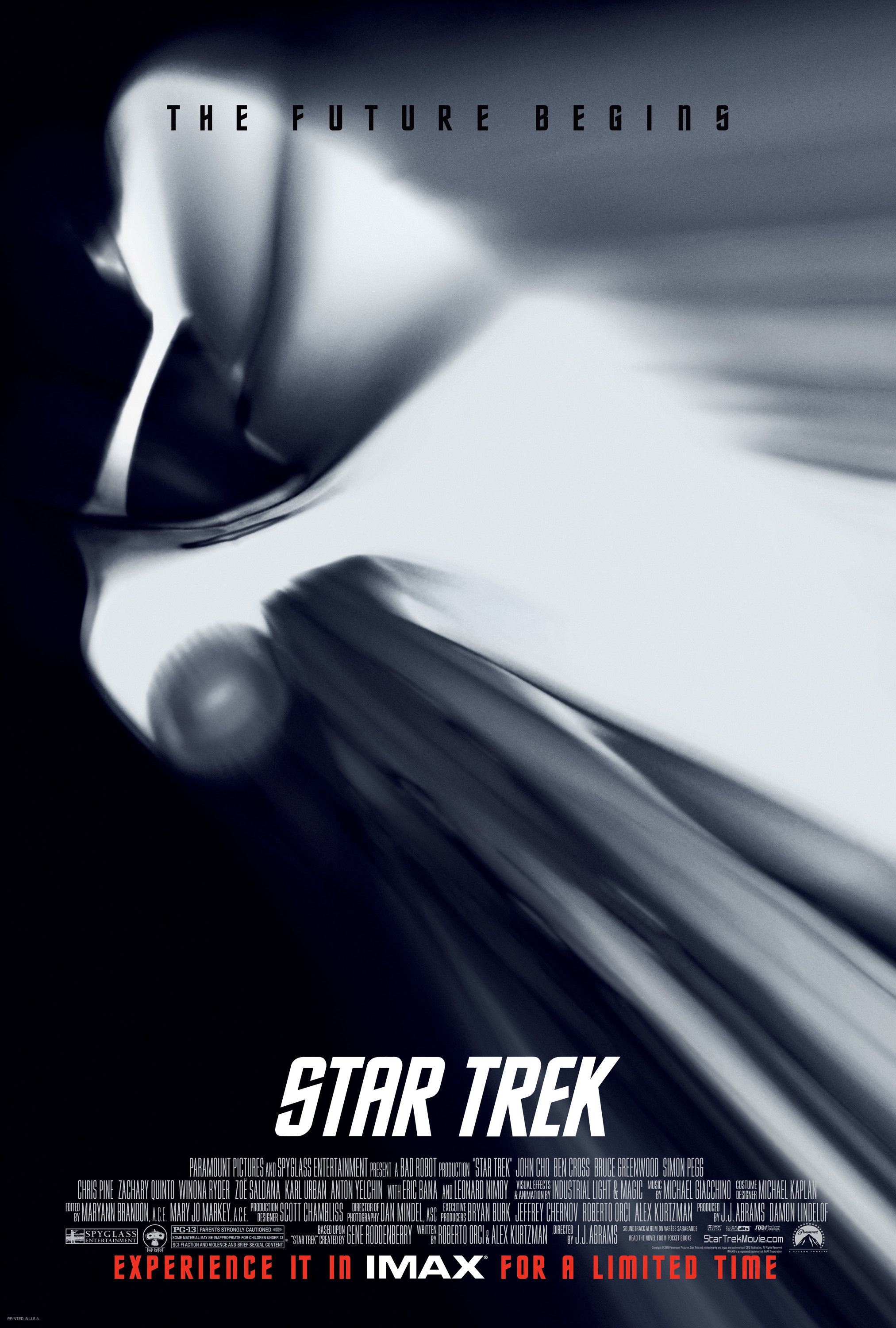Mega Sized Movie Poster Image for Star Trek (#20 of 20)