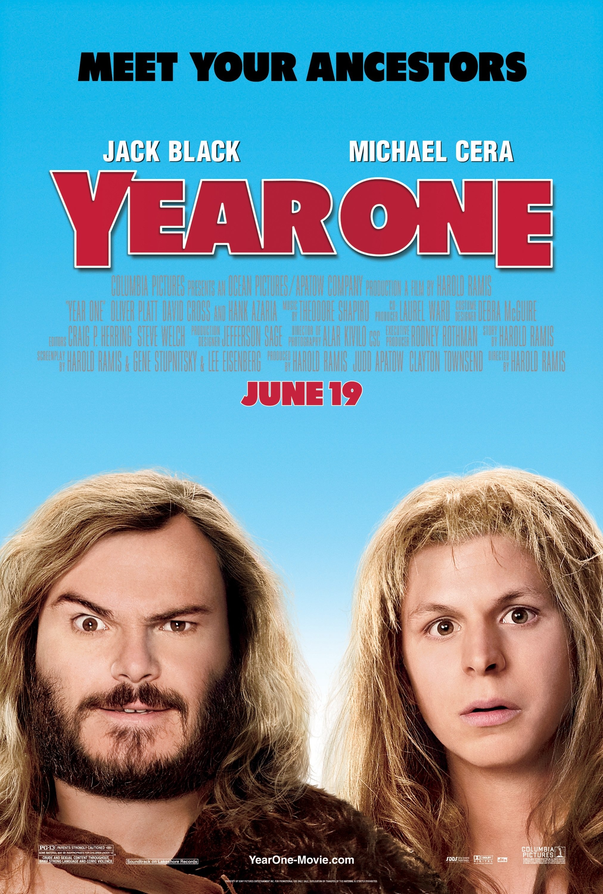 Mega Sized Movie Poster Image for Year One (#2 of 2)