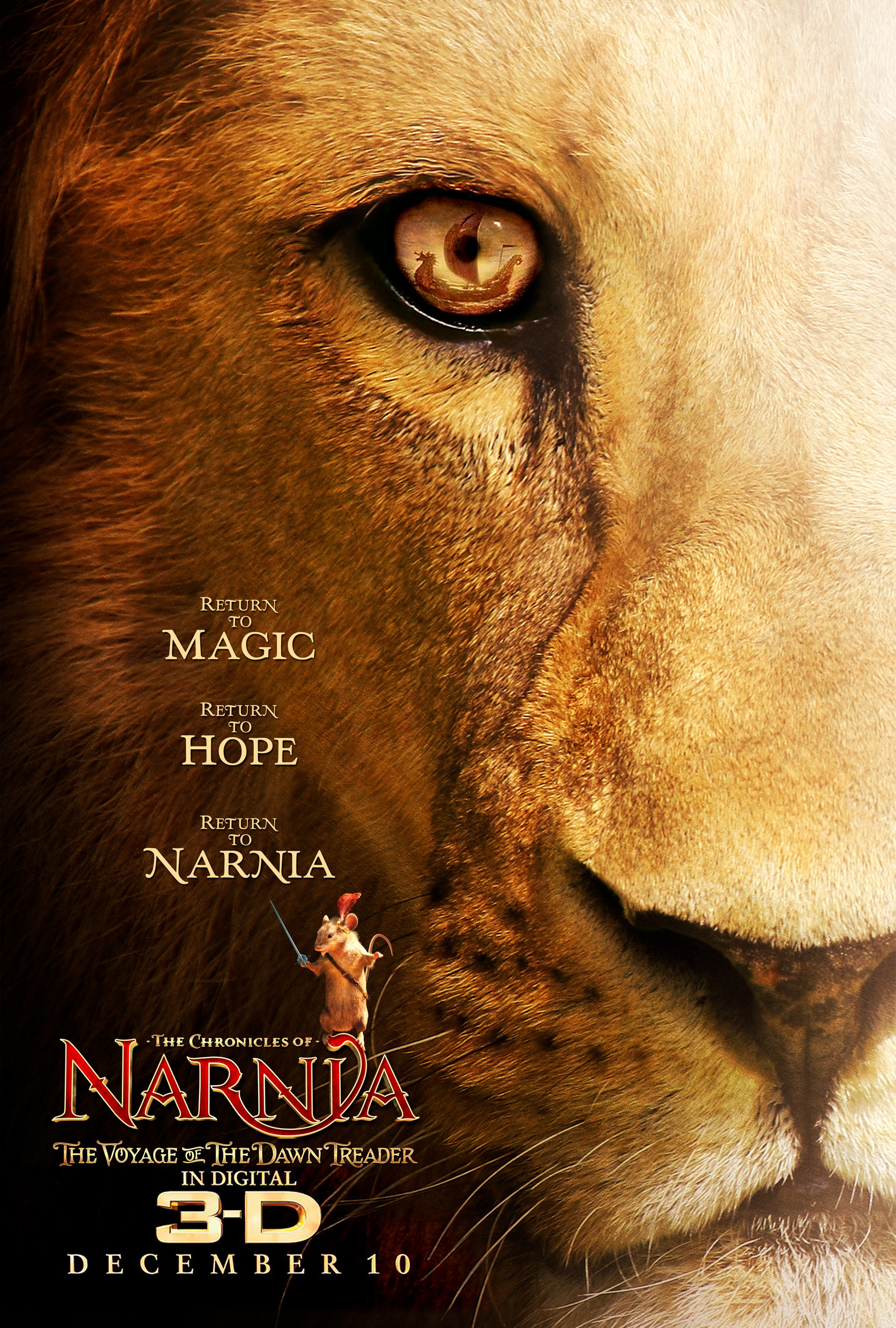 Mega Sized Movie Poster Image for The Chronicles of Narnia: The Voyage of the Dawn Treader (#1 of 7)