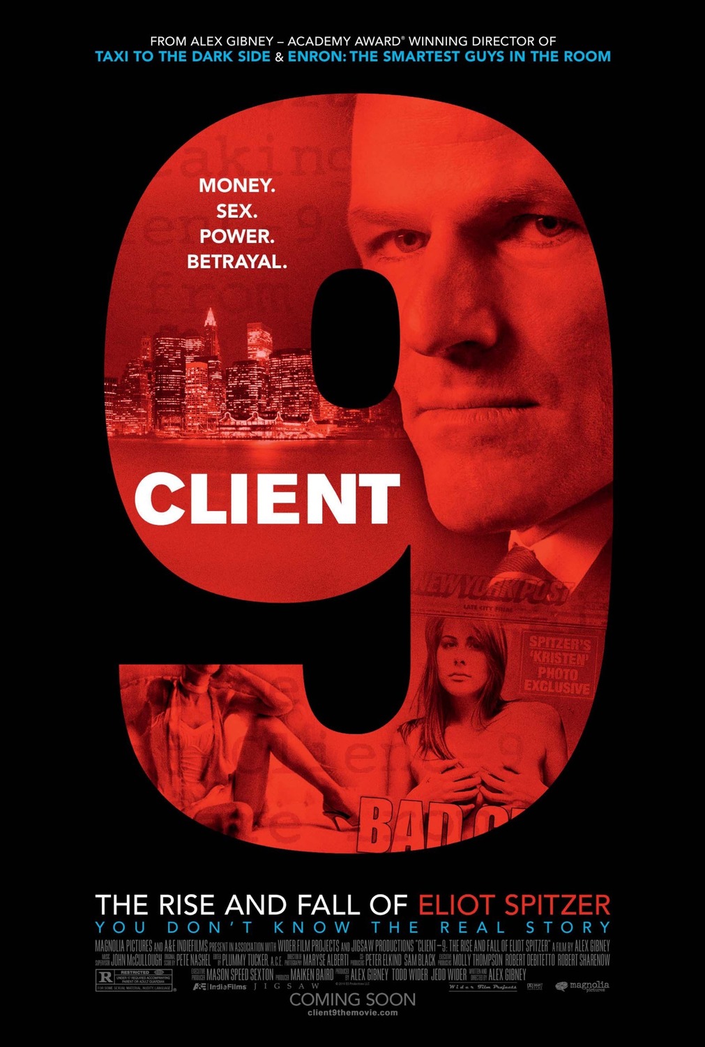Extra Large Movie Poster Image for Client 9: The Rise and Fall of Eliot Spitzer 
