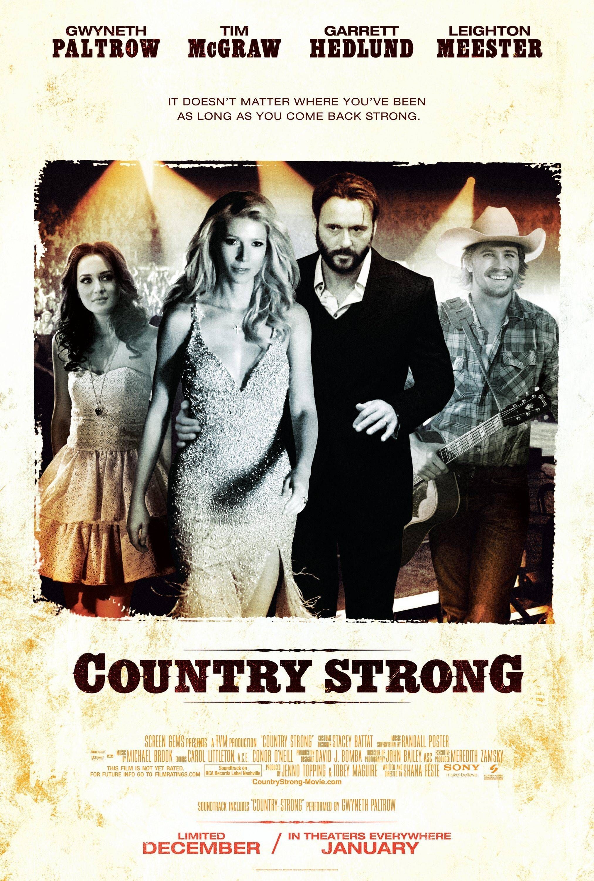 Mega Sized Movie Poster Image for Country Strong 