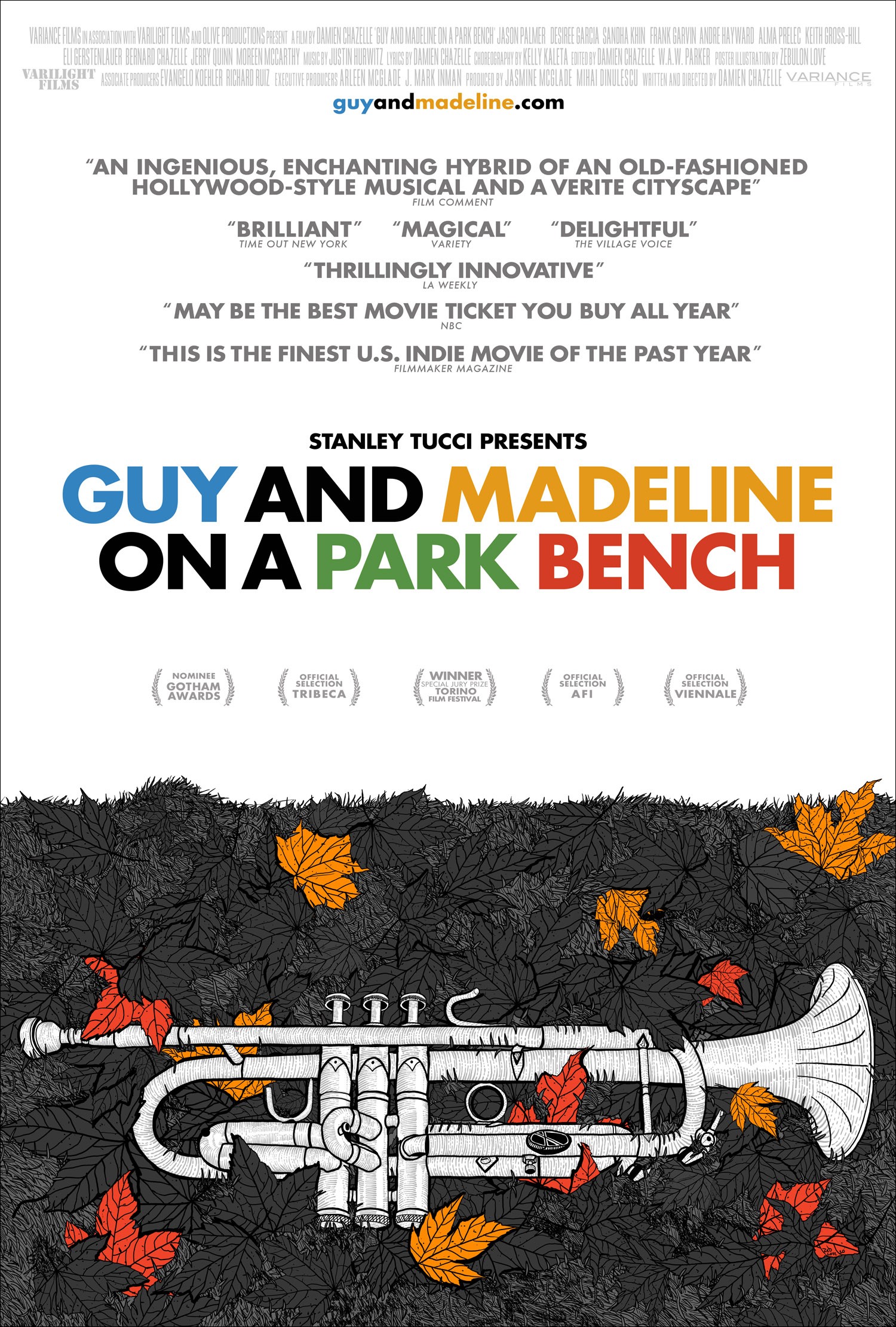 Mega Sized Movie Poster Image for Guy and Madeline on a Park Bench (#2 of 2)