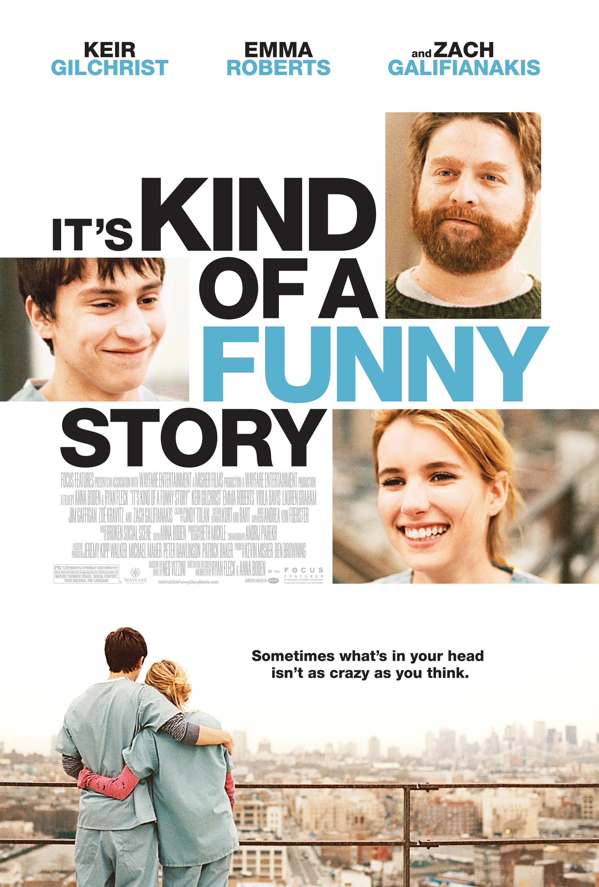Mega Sized Movie Poster Image for It's Kind of a Funny Story (#2 of 2)