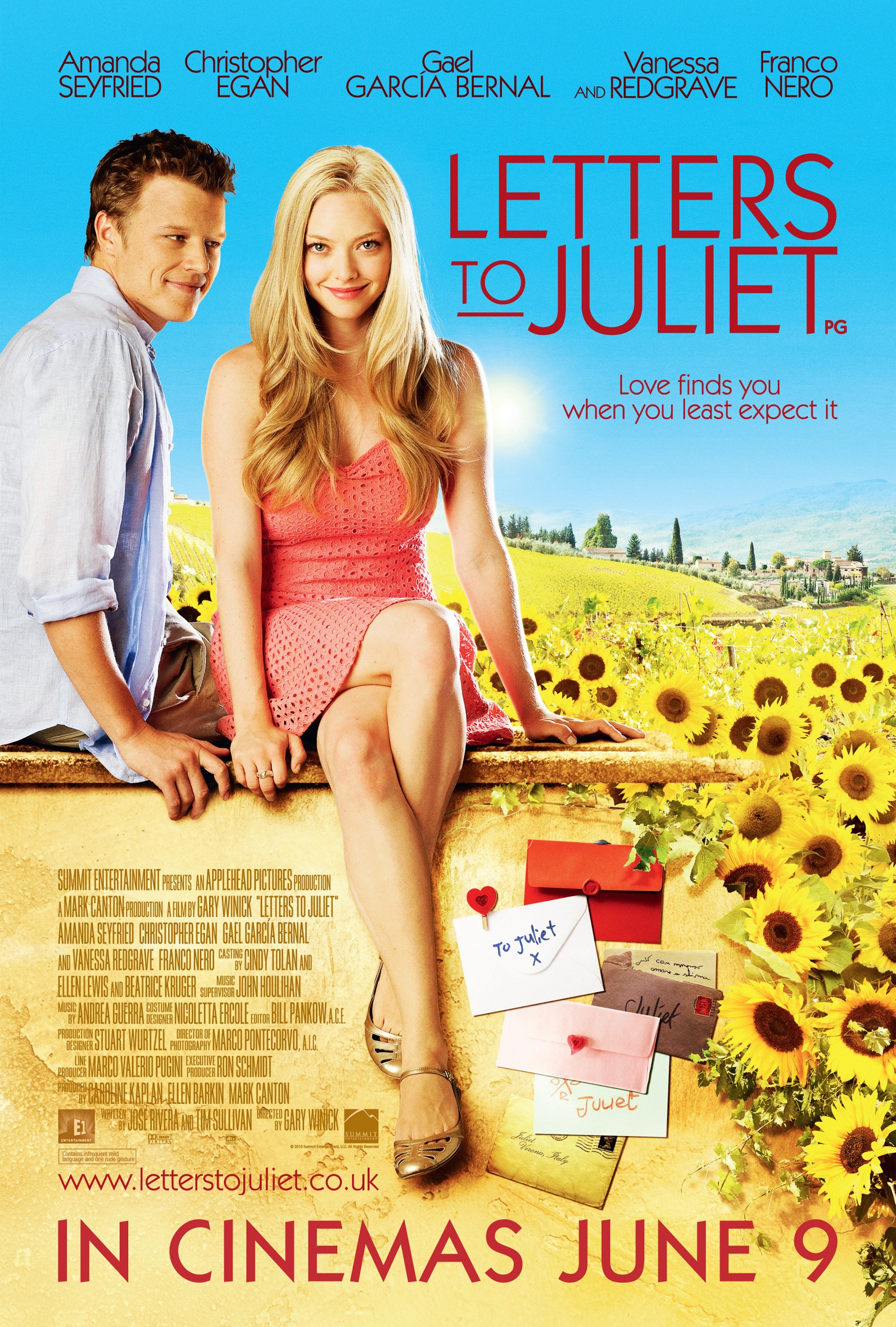 Mega Sized Movie Poster Image for Letters to Juliet (#2 of 3)