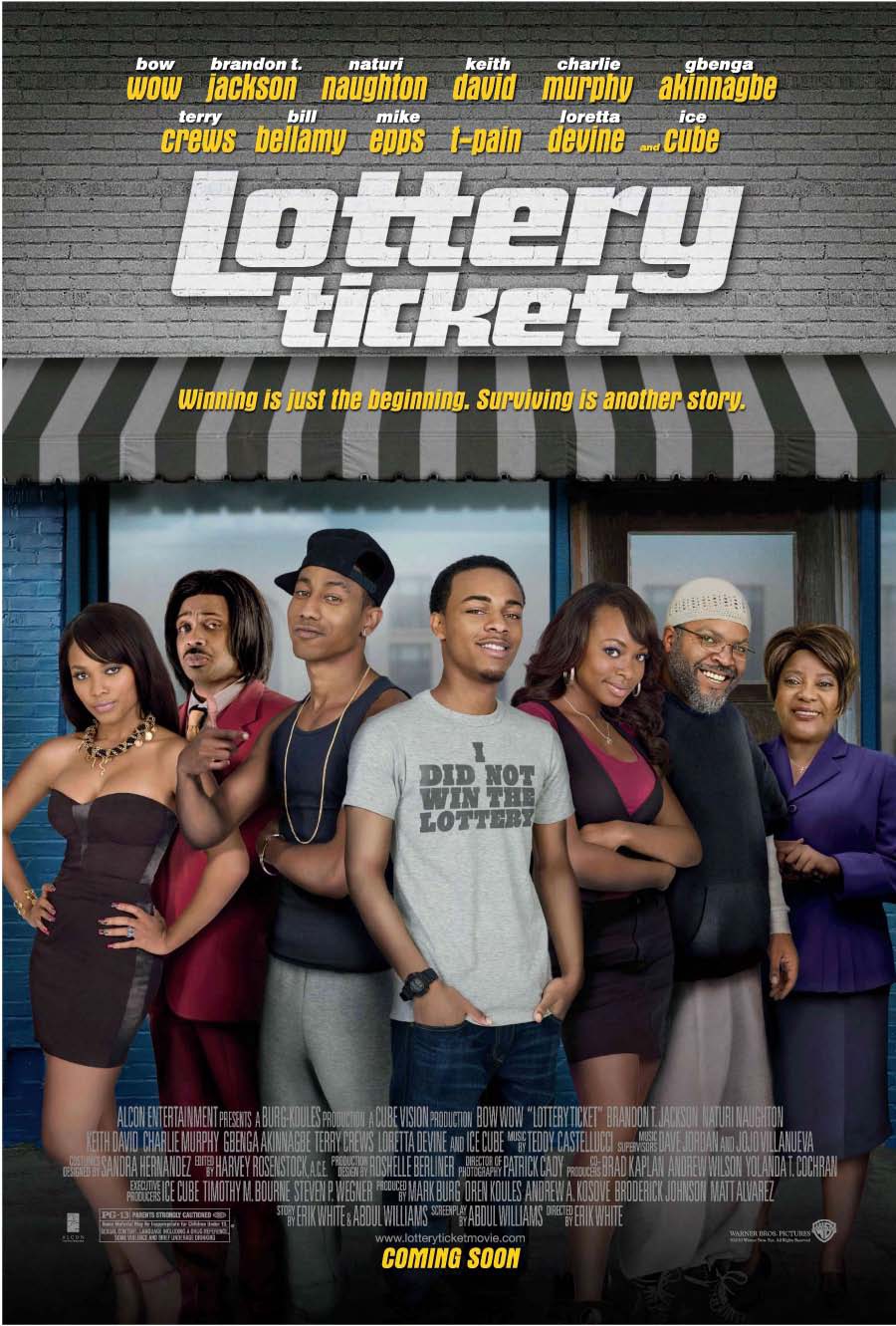 Extra Large Movie Poster Image for Lottery Ticket 