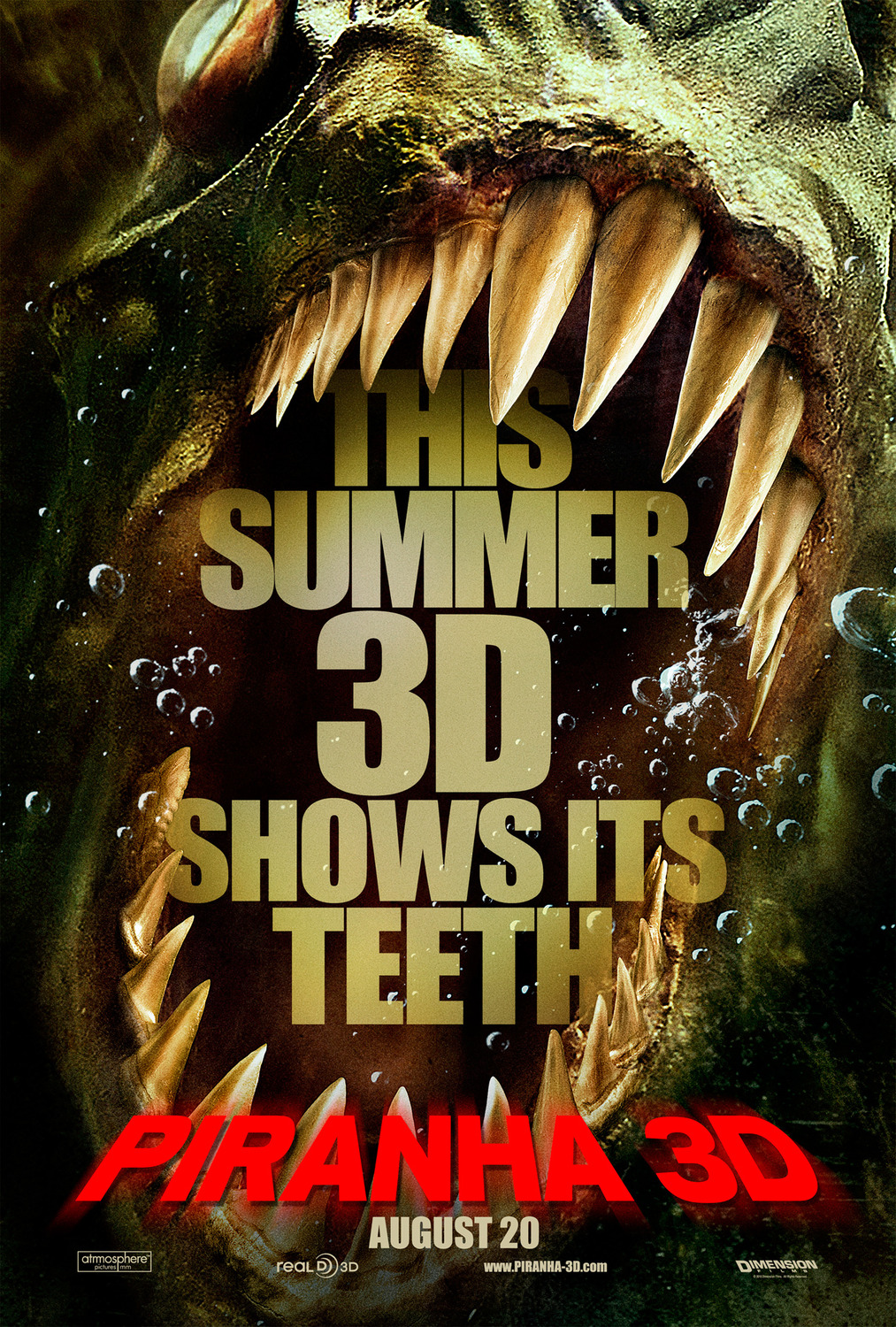 Extra Large Movie Poster Image for Piranha 3-D (#1 of 7)