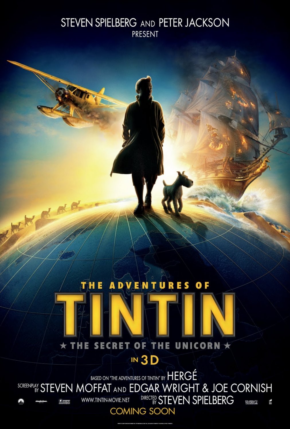 Extra Large Movie Poster Image for The Adventures of Tintin: The Secret of the Unicorn (#2 of 5)