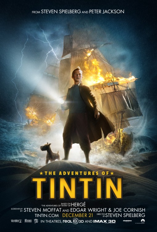 The Adventures of Tintin: The Secret of the Unicorn Movie Poster