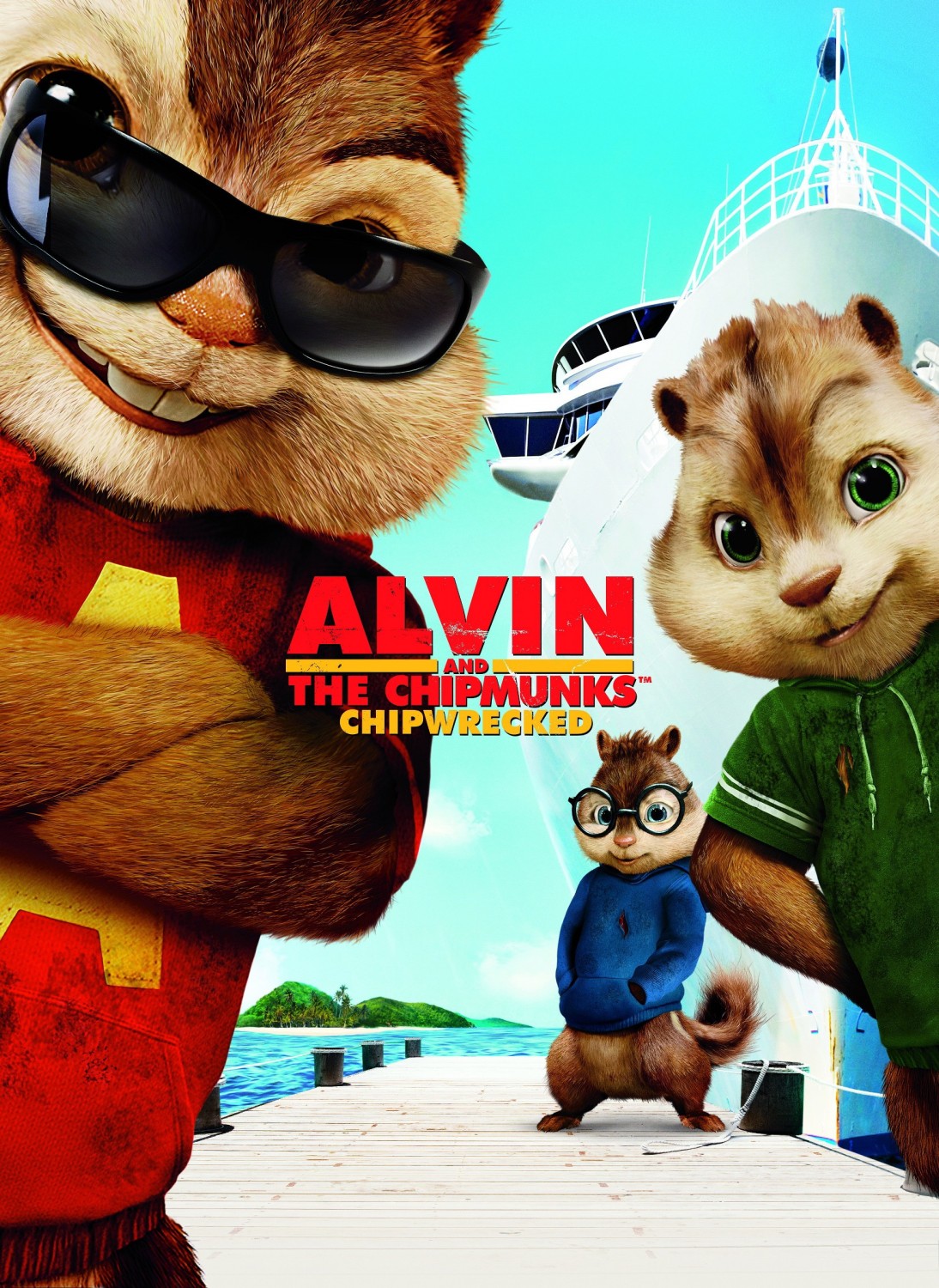 Extra Large Movie Poster Image for Alvin and the Chipmunks: Chip-Wrecked (#7 of 9)