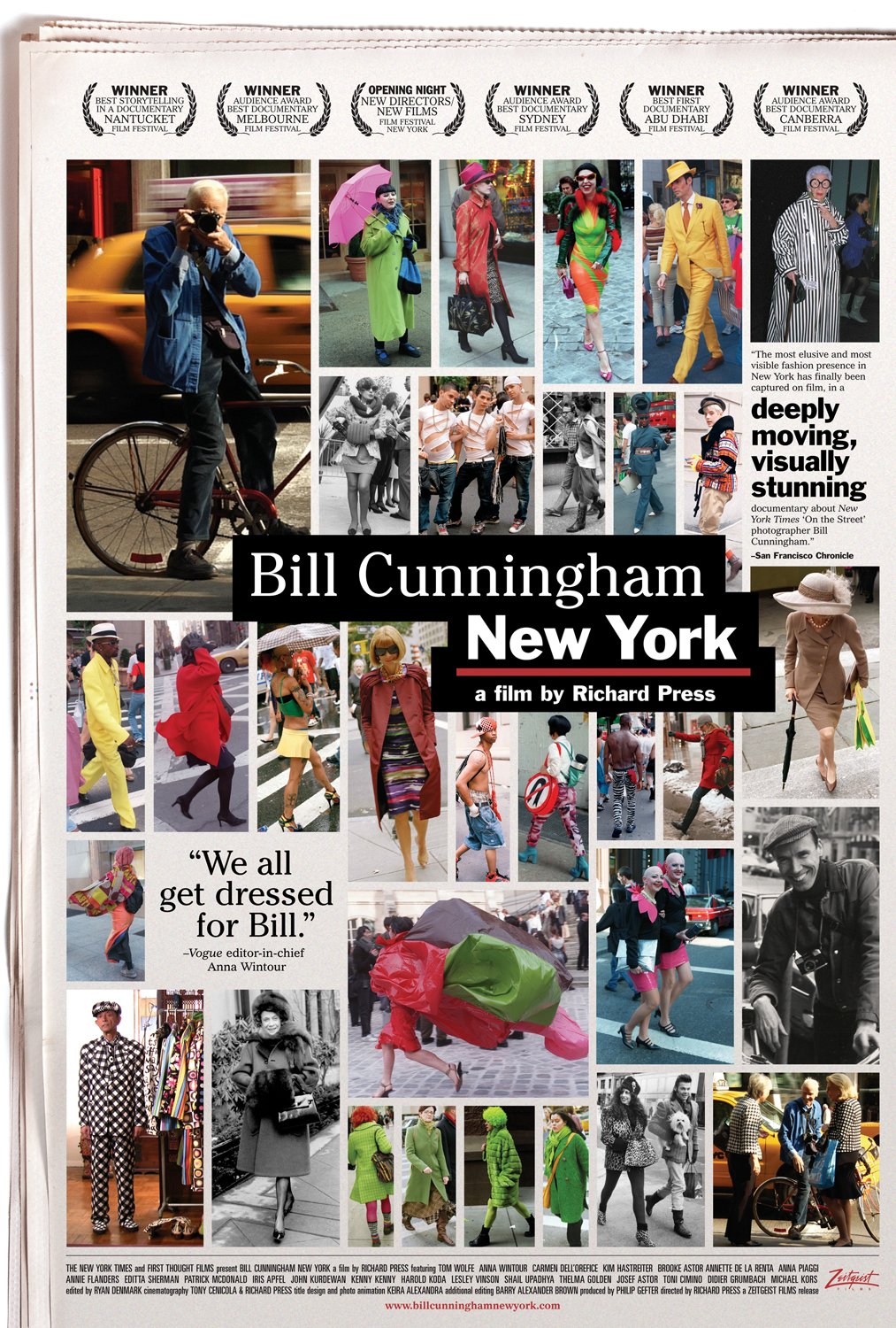 Extra Large Movie Poster Image for Bill Cunningham New York (#1 of 2)