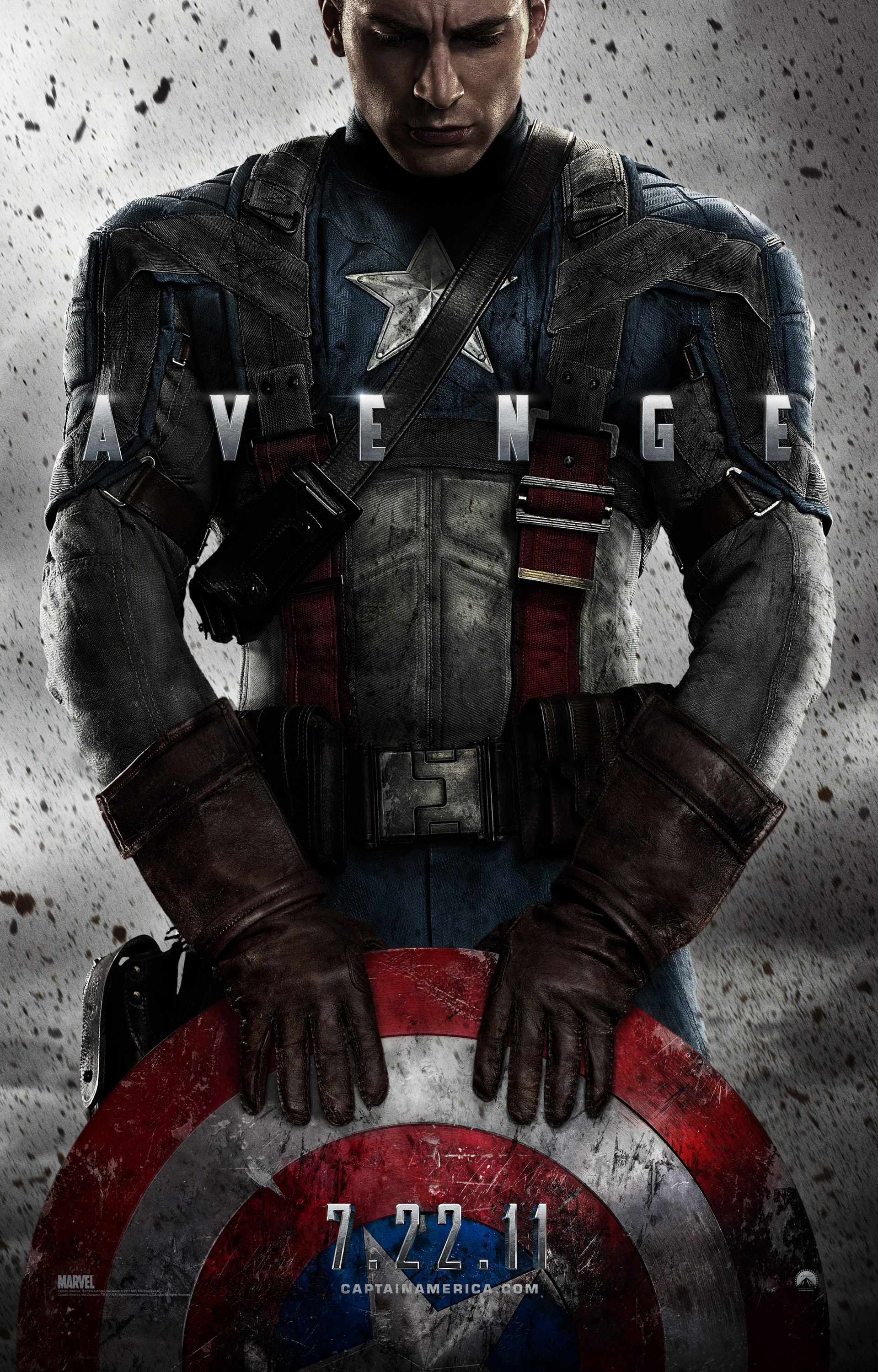 Mega Sized Movie Poster Image for Captain America: The First Avenger (#1 of 6)