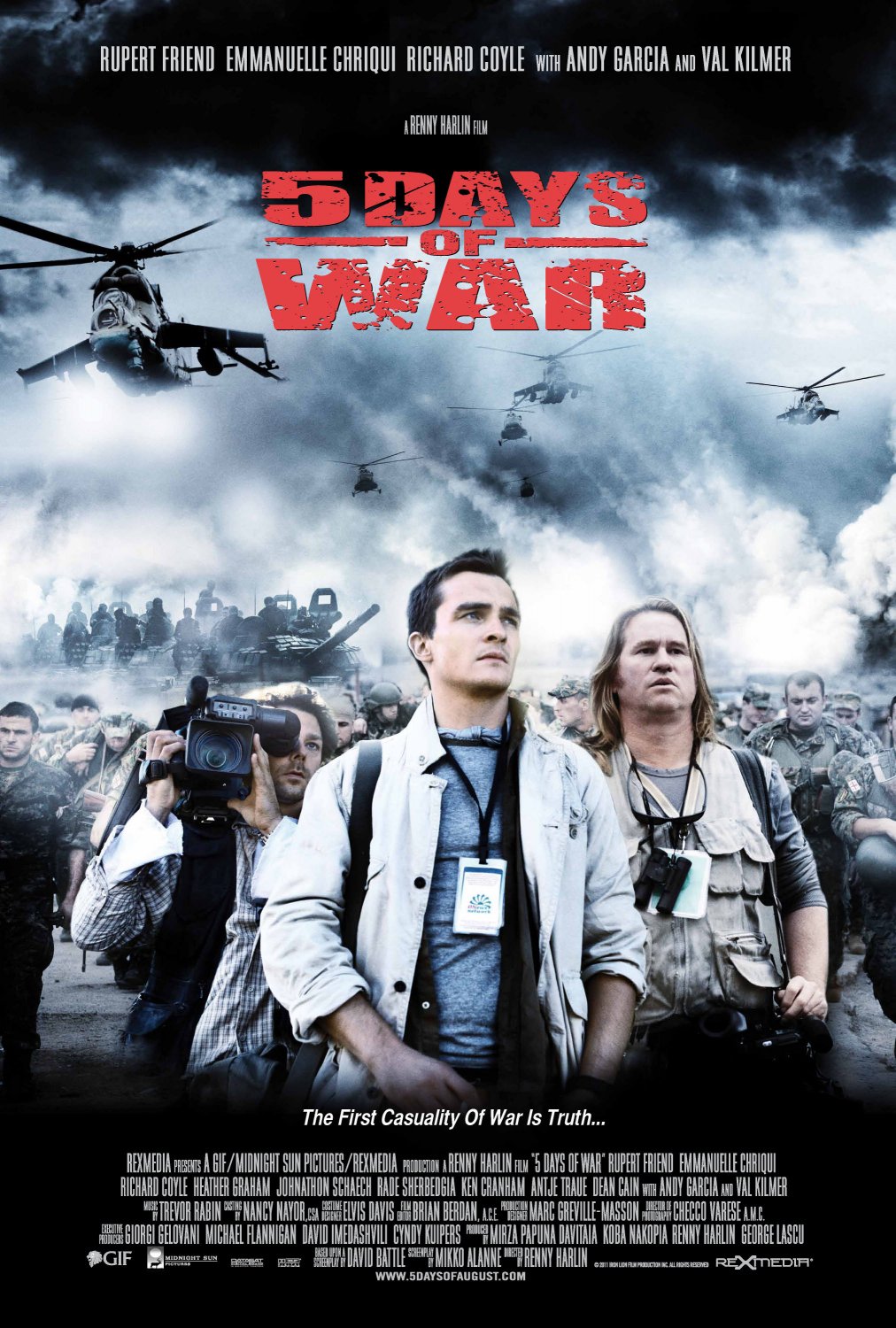 Extra Large Movie Poster Image for 5 Days of War (#5 of 6)