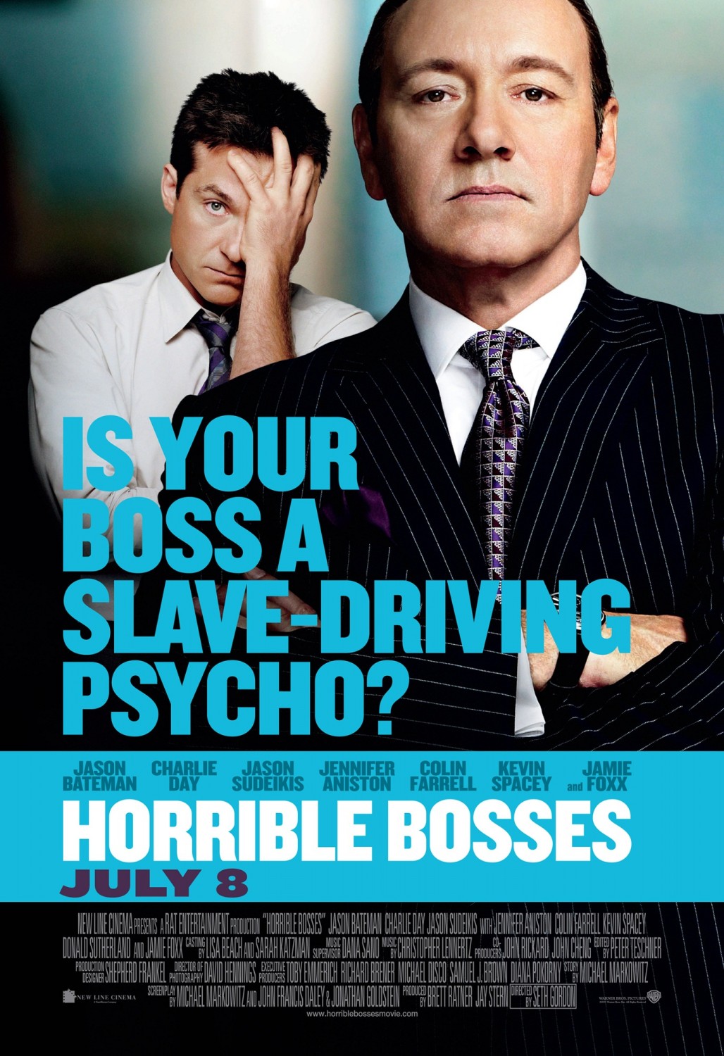 Extra Large Movie Poster Image for Horrible Bosses (#1 of 11)