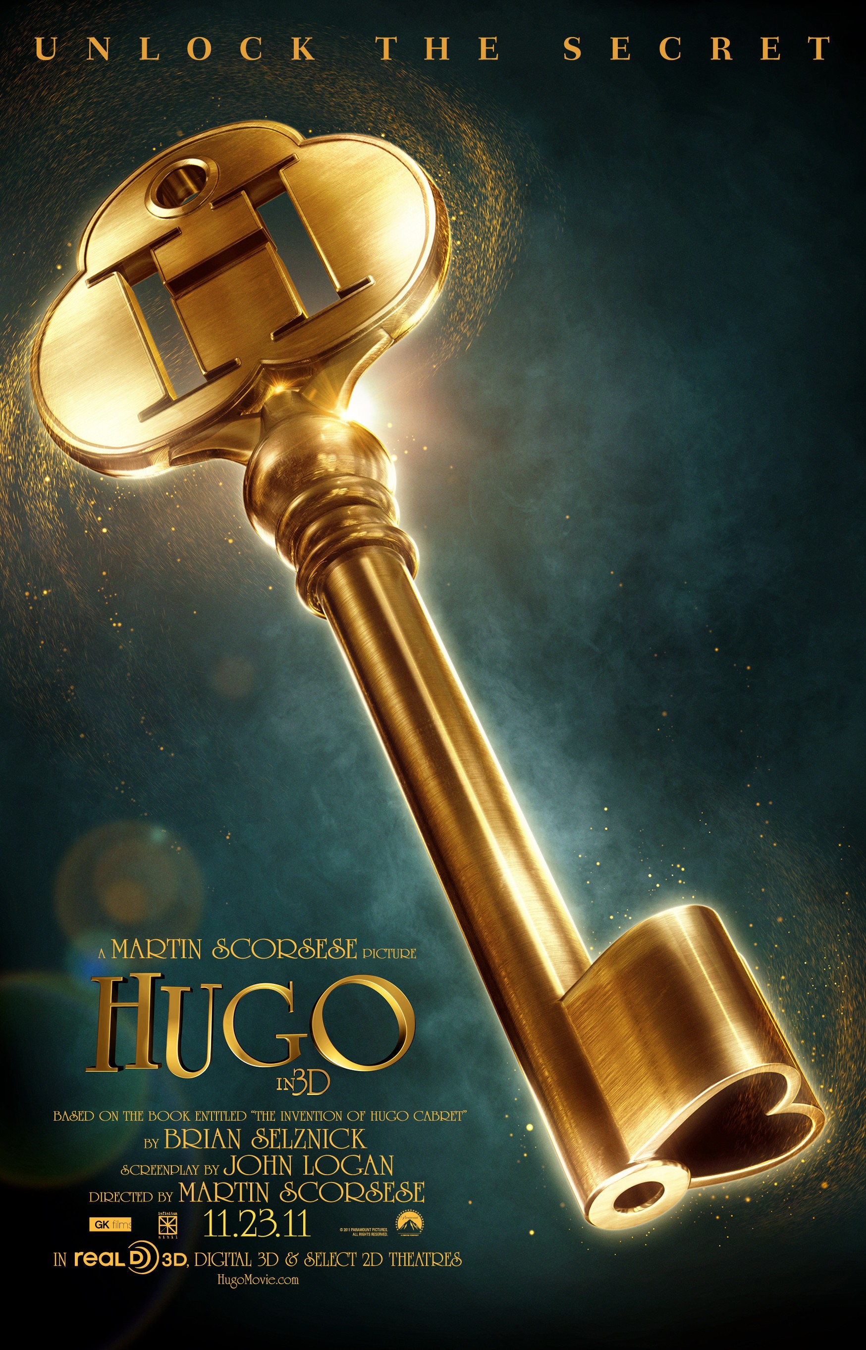 Mega Sized Movie Poster Image for Hugo (#1 of 10)