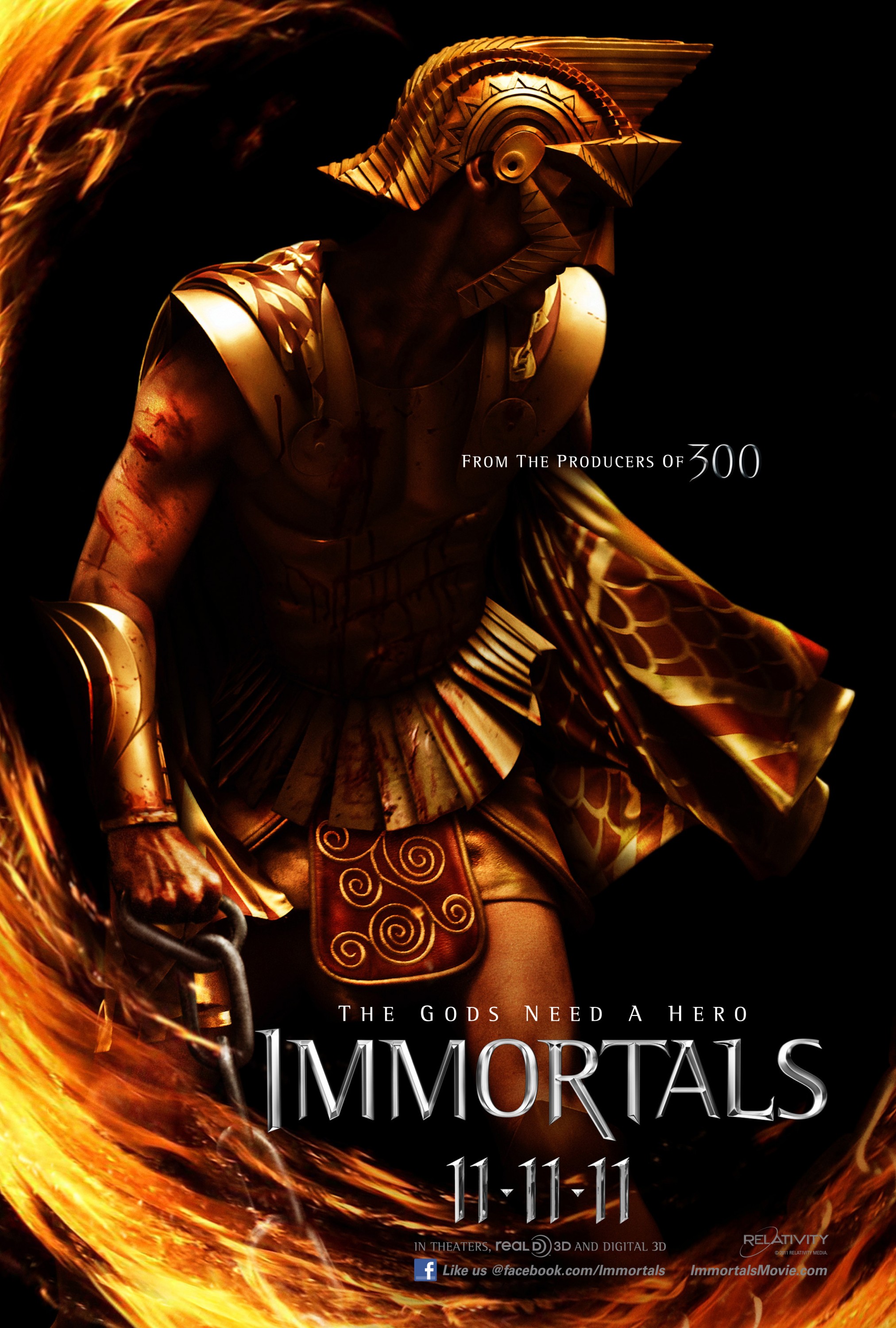 Mega Sized Movie Poster Image for Immortals (#2 of 10)