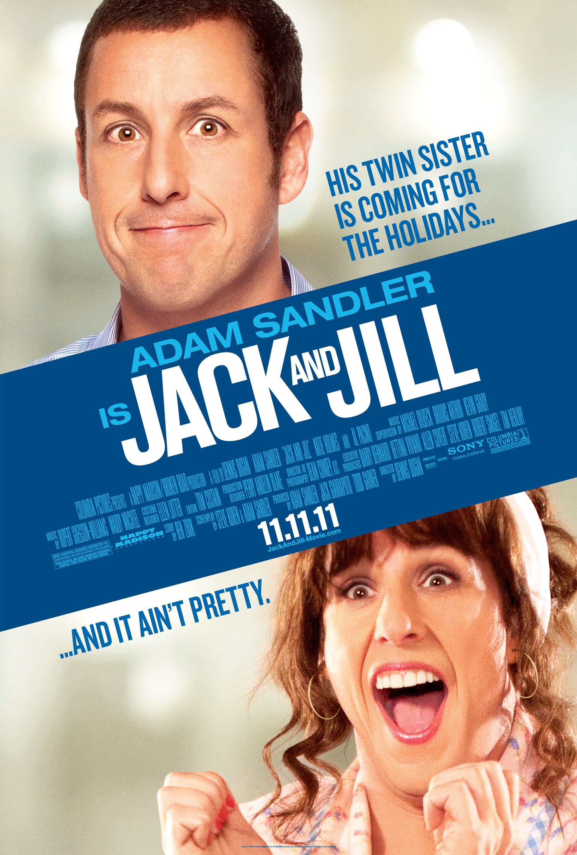 Mega Sized Movie Poster Image for Jack and Jill (#1 of 2)