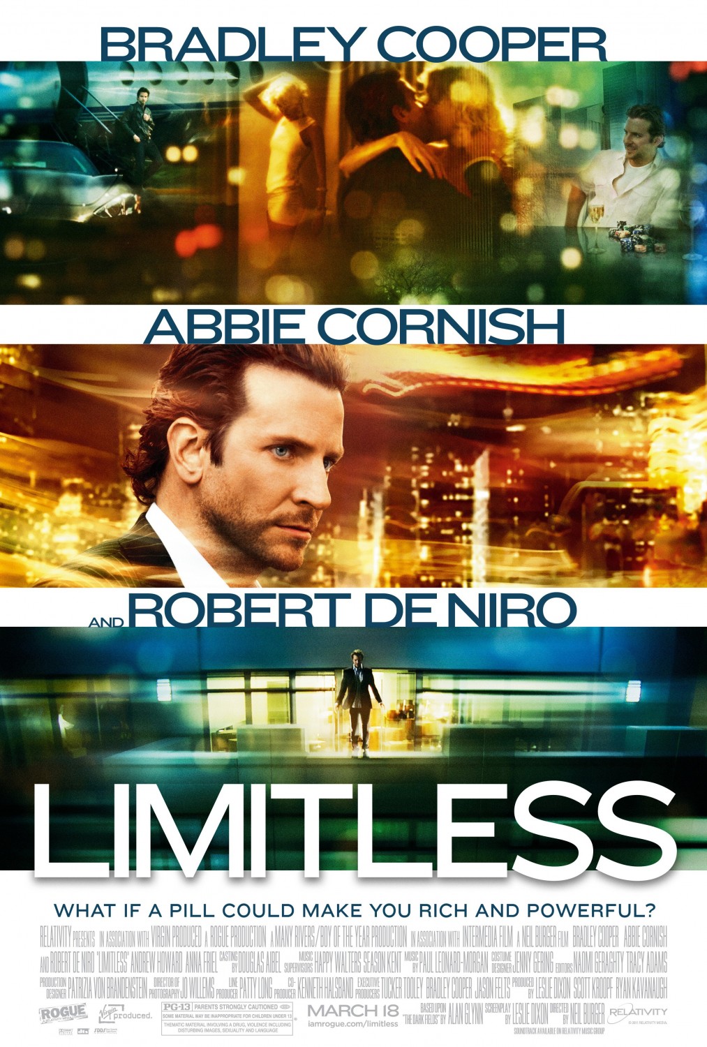 Extra Large Movie Poster Image for Limitless (#1 of 6)