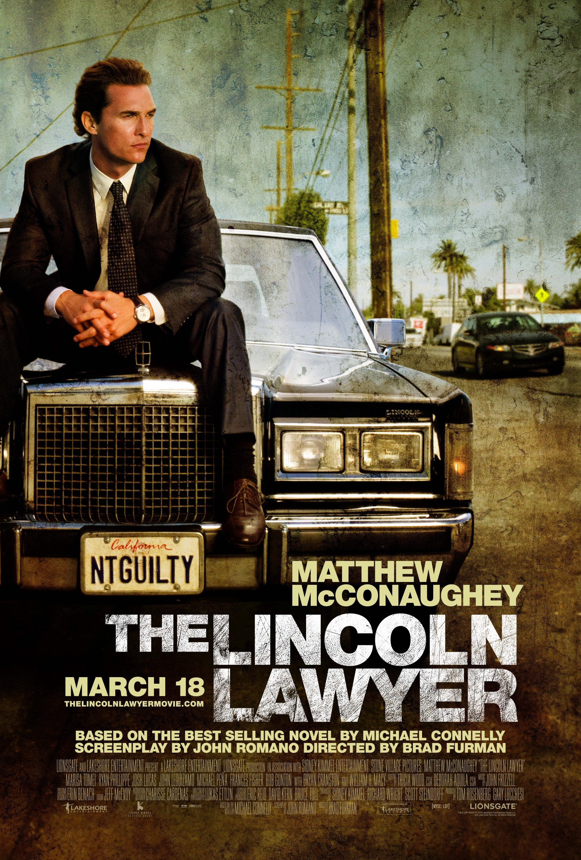 Mega Sized Movie Poster Image for The Lincoln Lawyer (#1 of 5)