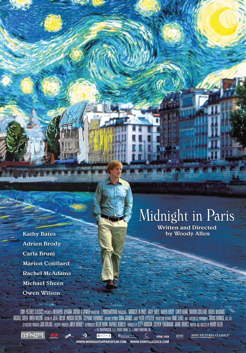 Extra Large Movie Poster Image for Midnight in Paris (#1 of 4)