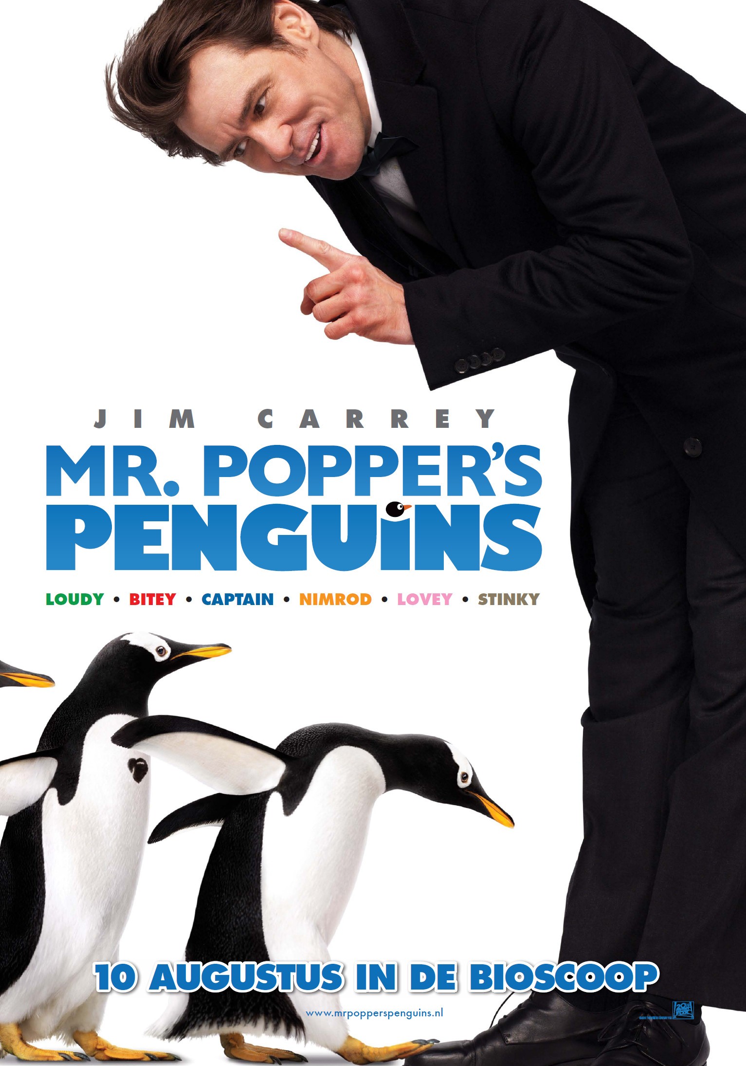 Mega Sized Movie Poster Image for Mr. Popper's Penguins (#2 of 2)