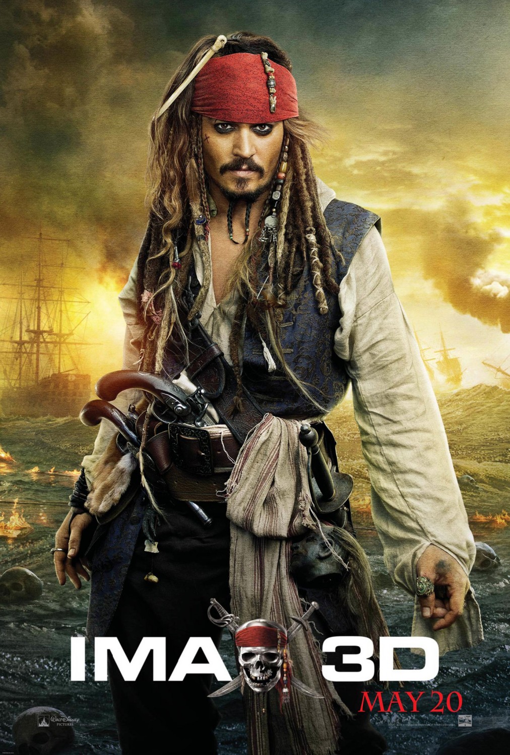 Extra Large Movie Poster Image for Pirates of the Caribbean: On Stranger Tides (#10 of 14)