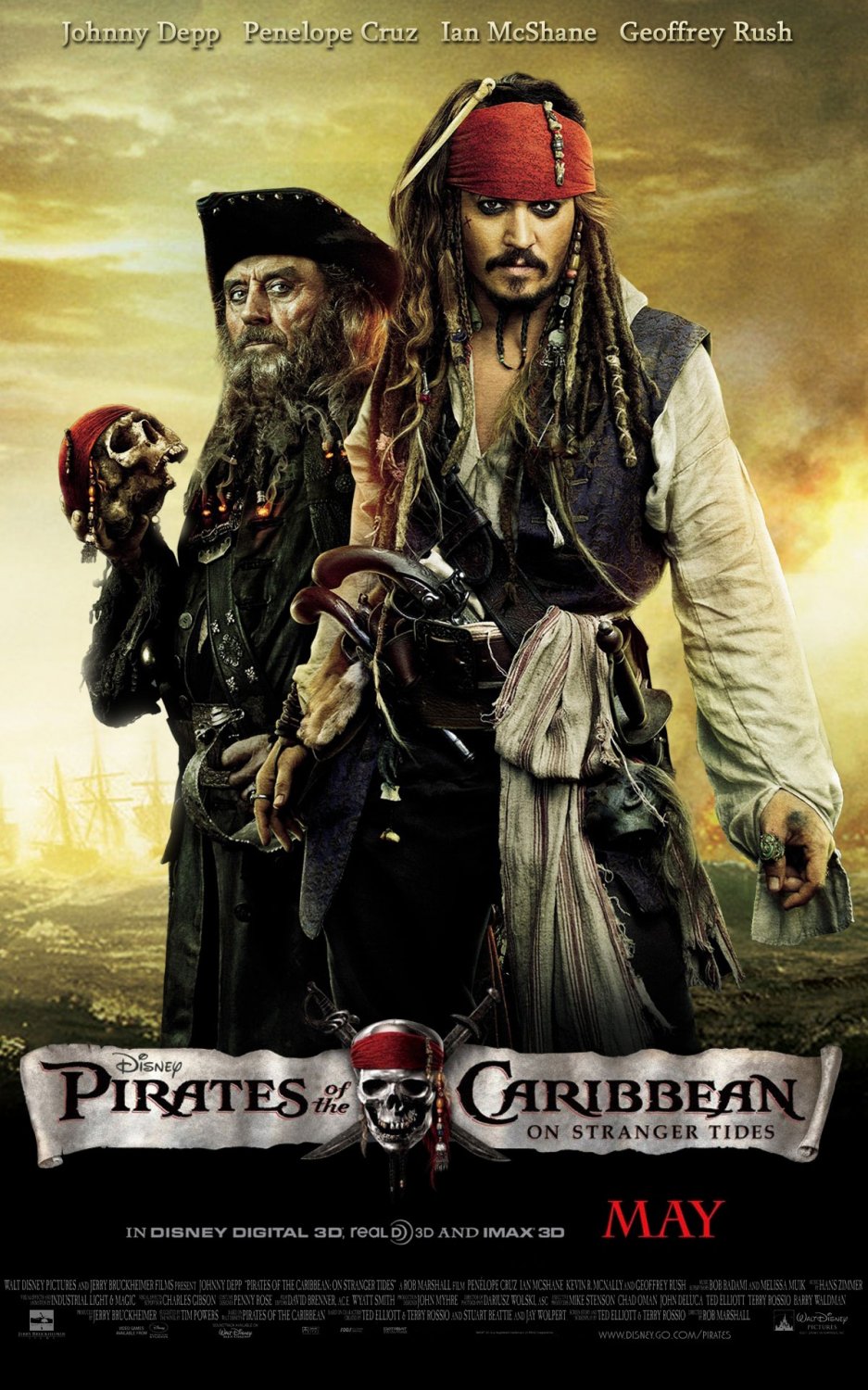 Extra Large Movie Poster Image for Pirates of the Caribbean: On Stranger Tides (#14 of 14)