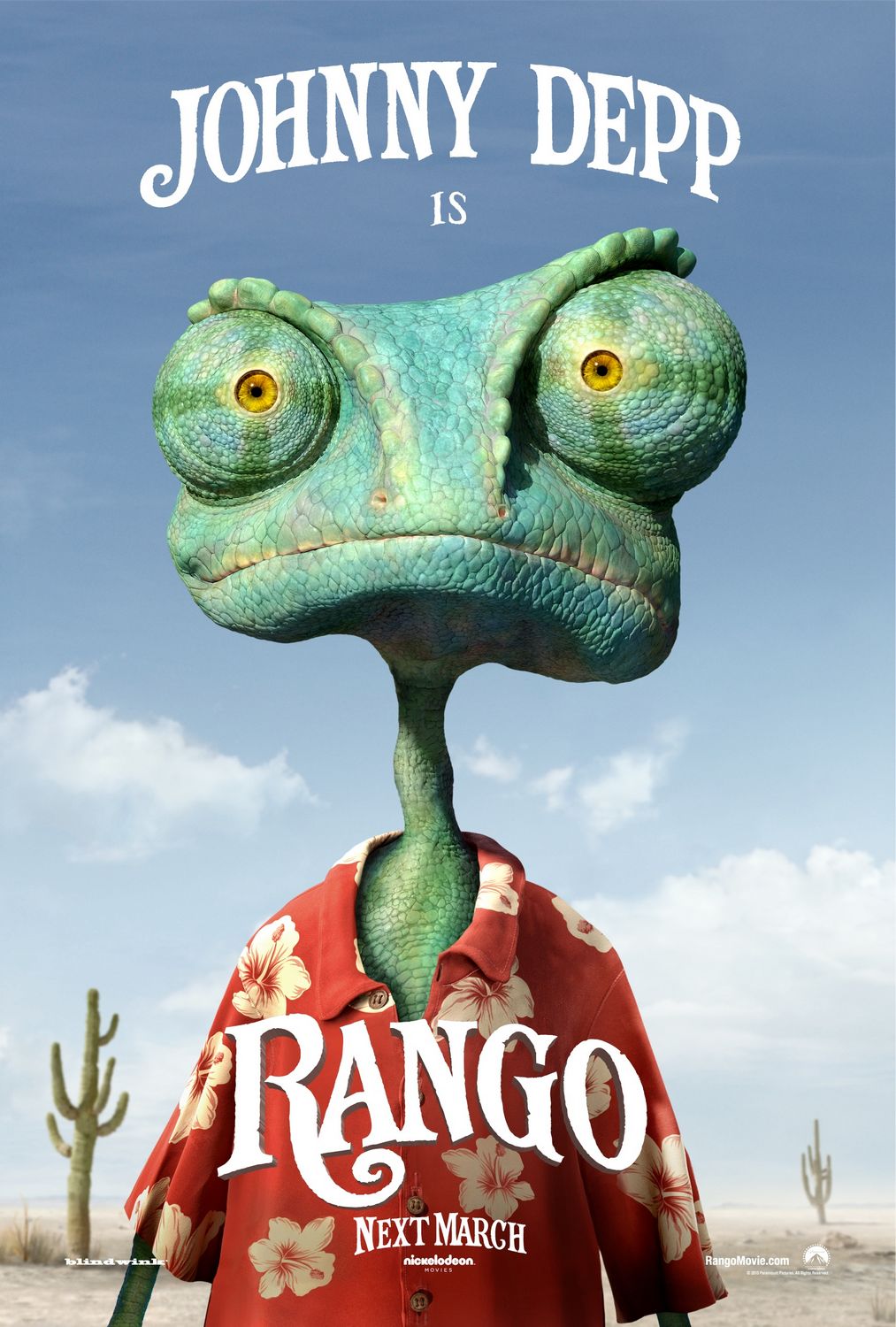 Extra Large Movie Poster Image for Rango (#1 of 3)