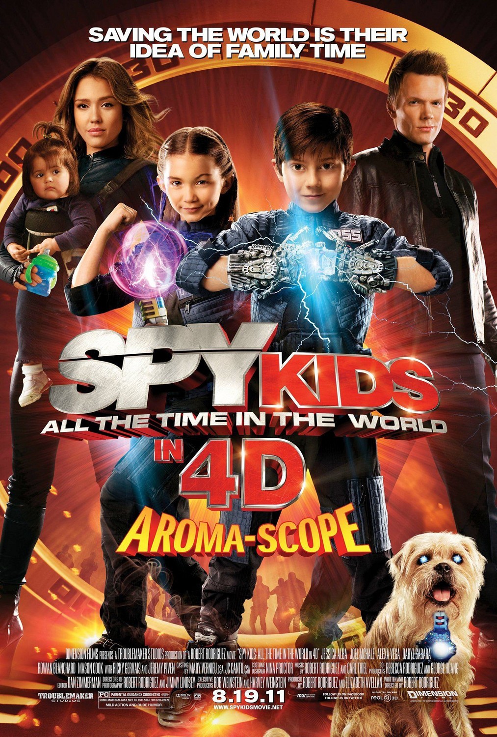 Extra Large Movie Poster Image for Spy Kids 4: All the Time in the World (#2 of 8)