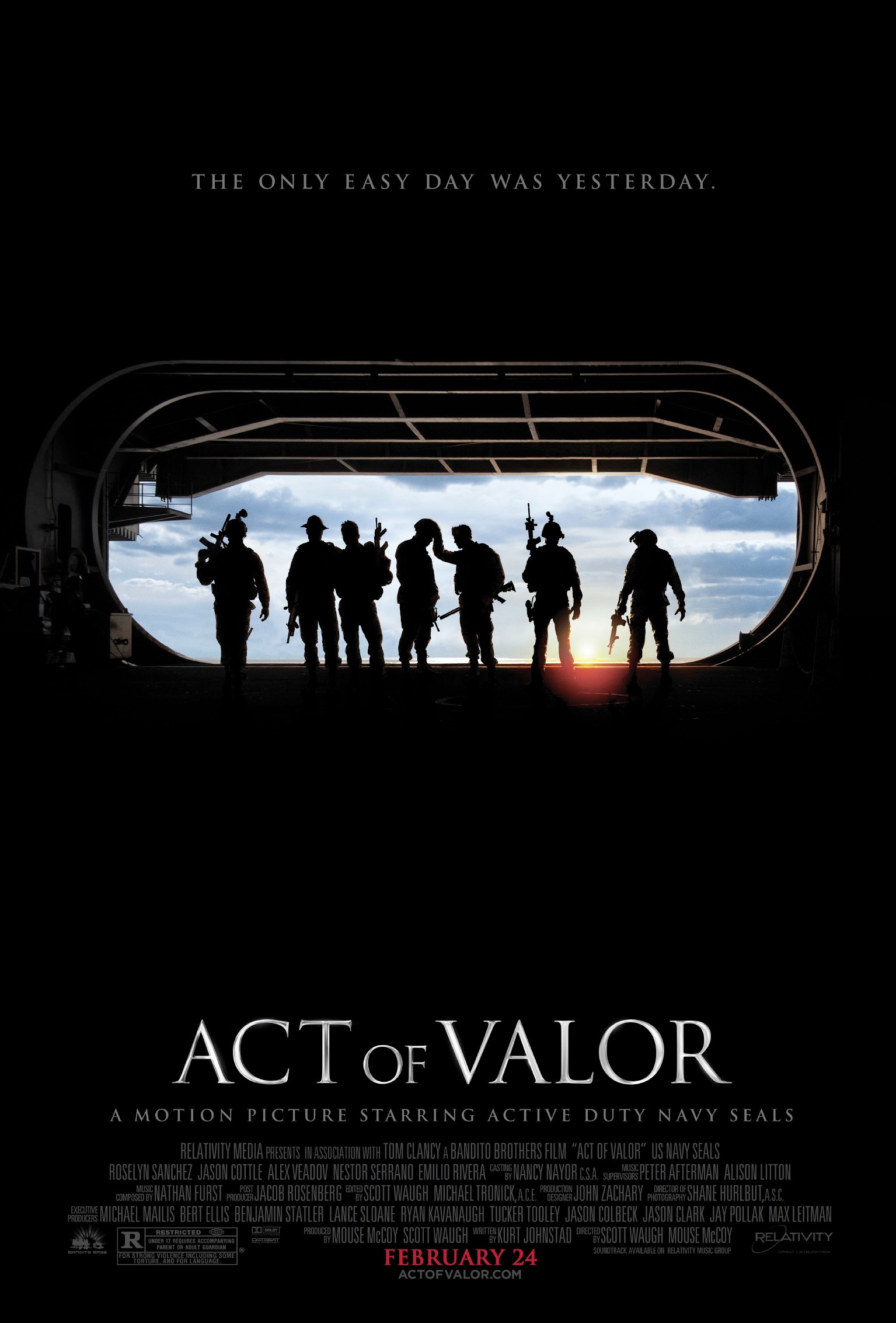 Mega Sized Movie Poster Image for Act of Valor (#1 of 7)