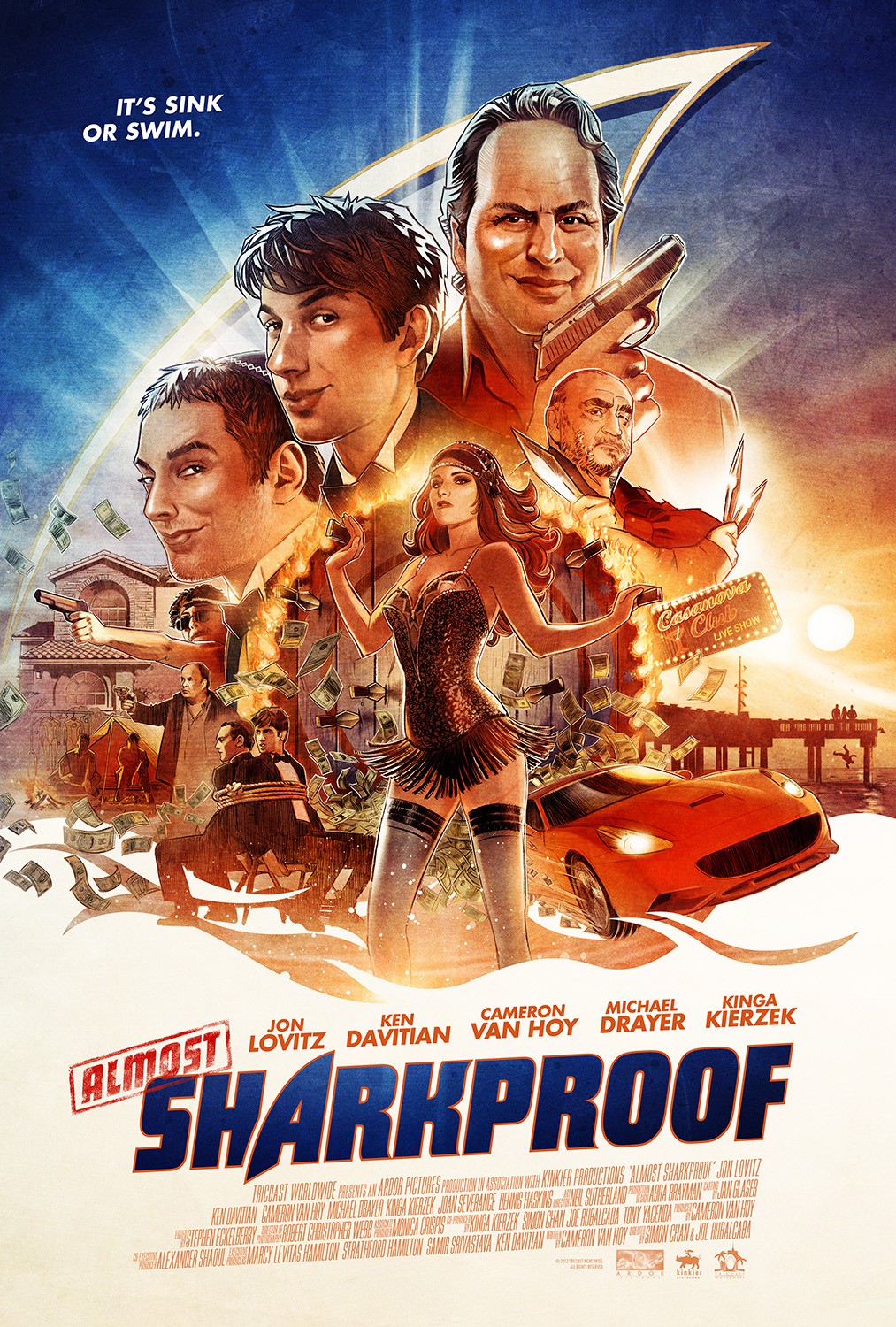 Extra Large Movie Poster Image for Almost Sharkproof 