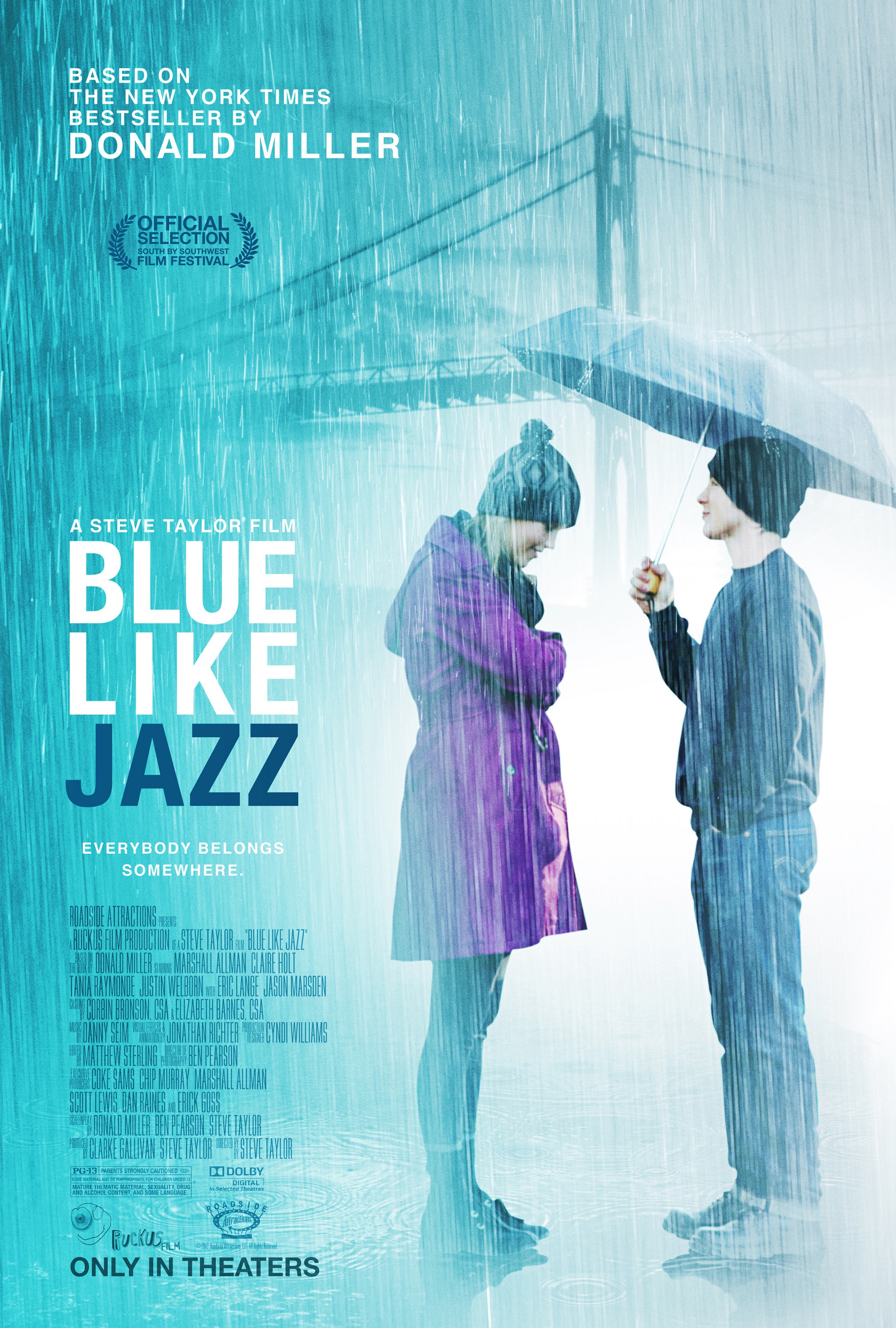 Mega Sized Movie Poster Image for Blue Like Jazz 