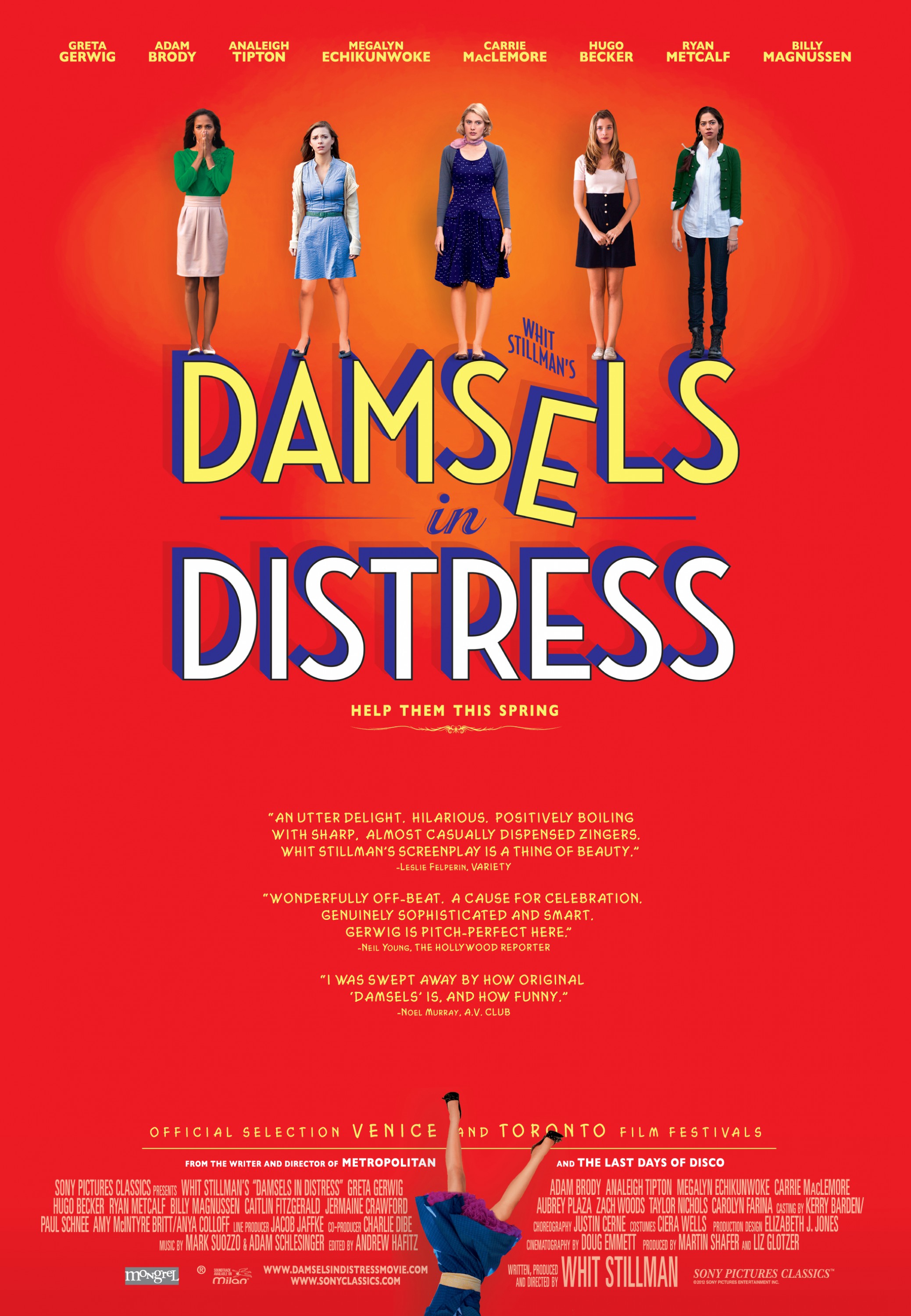 Mega Sized Movie Poster Image for Damsels in Distress (#1 of 2)