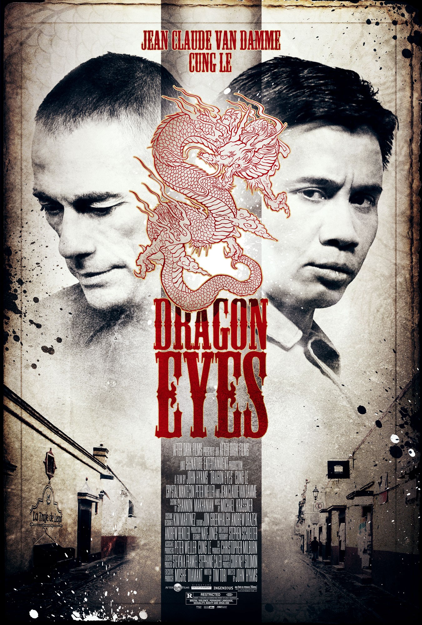 Mega Sized Movie Poster Image for Dragon Eyes 