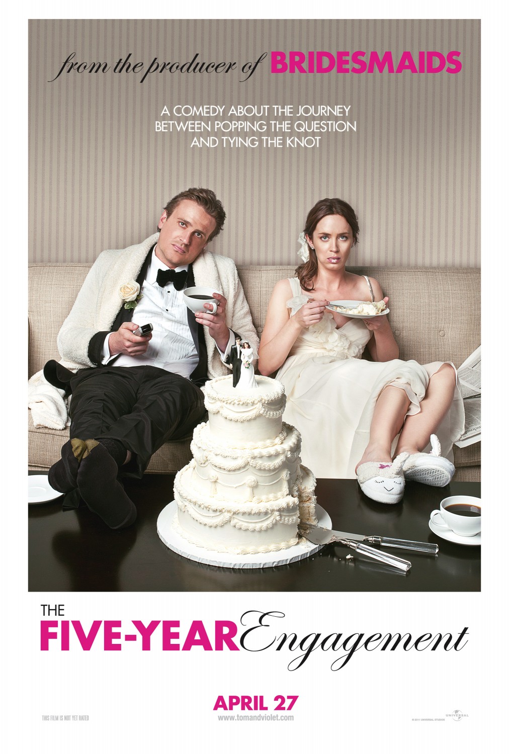 Extra Large Movie Poster Image for The Five-Year Engagement (#1 of 6)