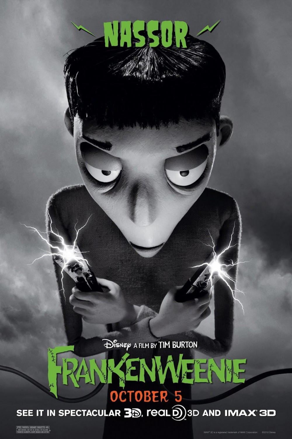 Extra Large Movie Poster Image for Frankenweenie (#10 of 20)