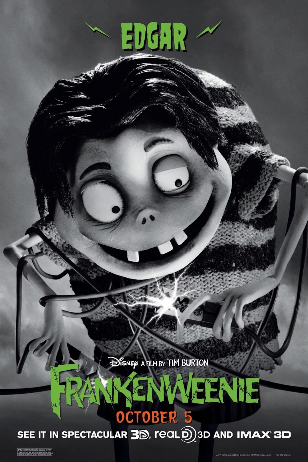 Extra Large Movie Poster Image for Frankenweenie (#12 of 20)