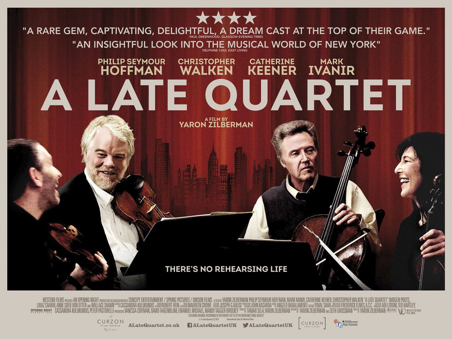 Extra Large Movie Poster Image for A Late Quartet (#2 of 5)