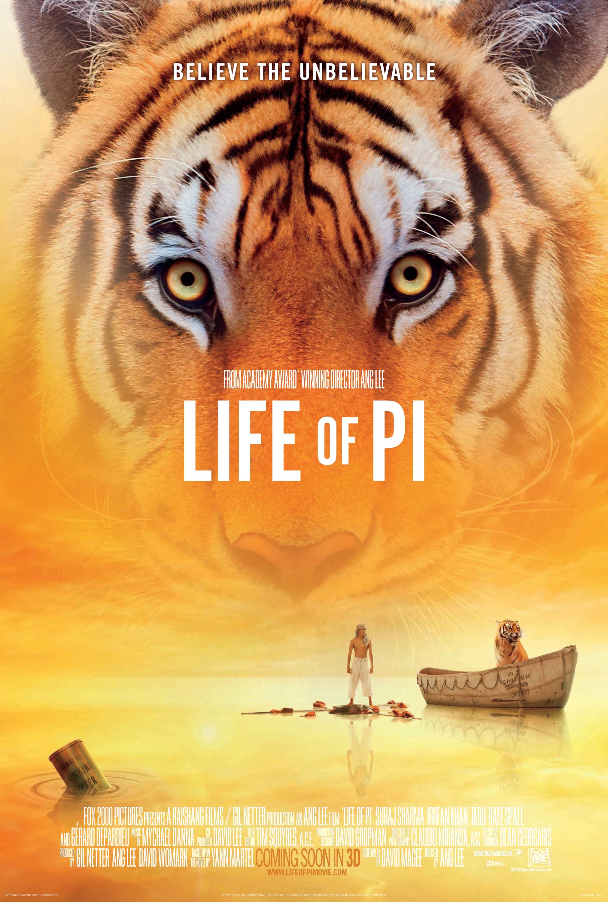 Mega Sized Movie Poster Image for Life of Pi (#2 of 12)