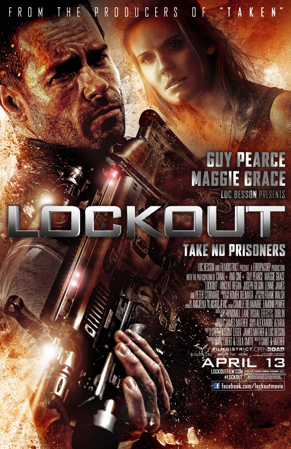 Extra Large Movie Poster Image for Lockout (#1 of 10)