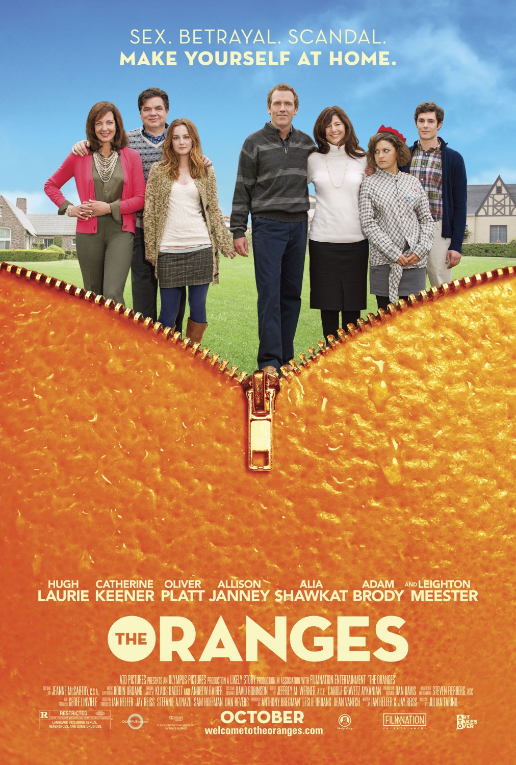 Extra Large Movie Poster Image for The Oranges (#2 of 6)
