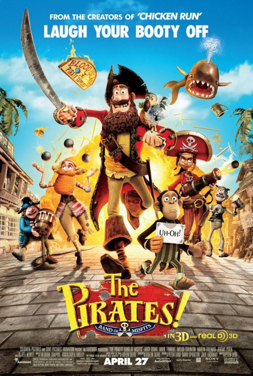 The Pirates! In an Adventure with Scientists Movie Poster