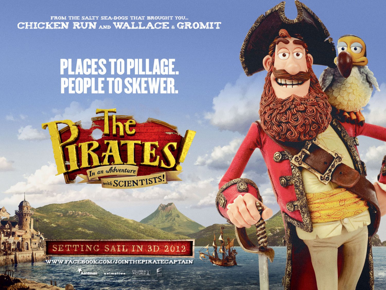 Extra Large Movie Poster Image for The Pirates! In an Adventure with Scientists (#1 of 4)